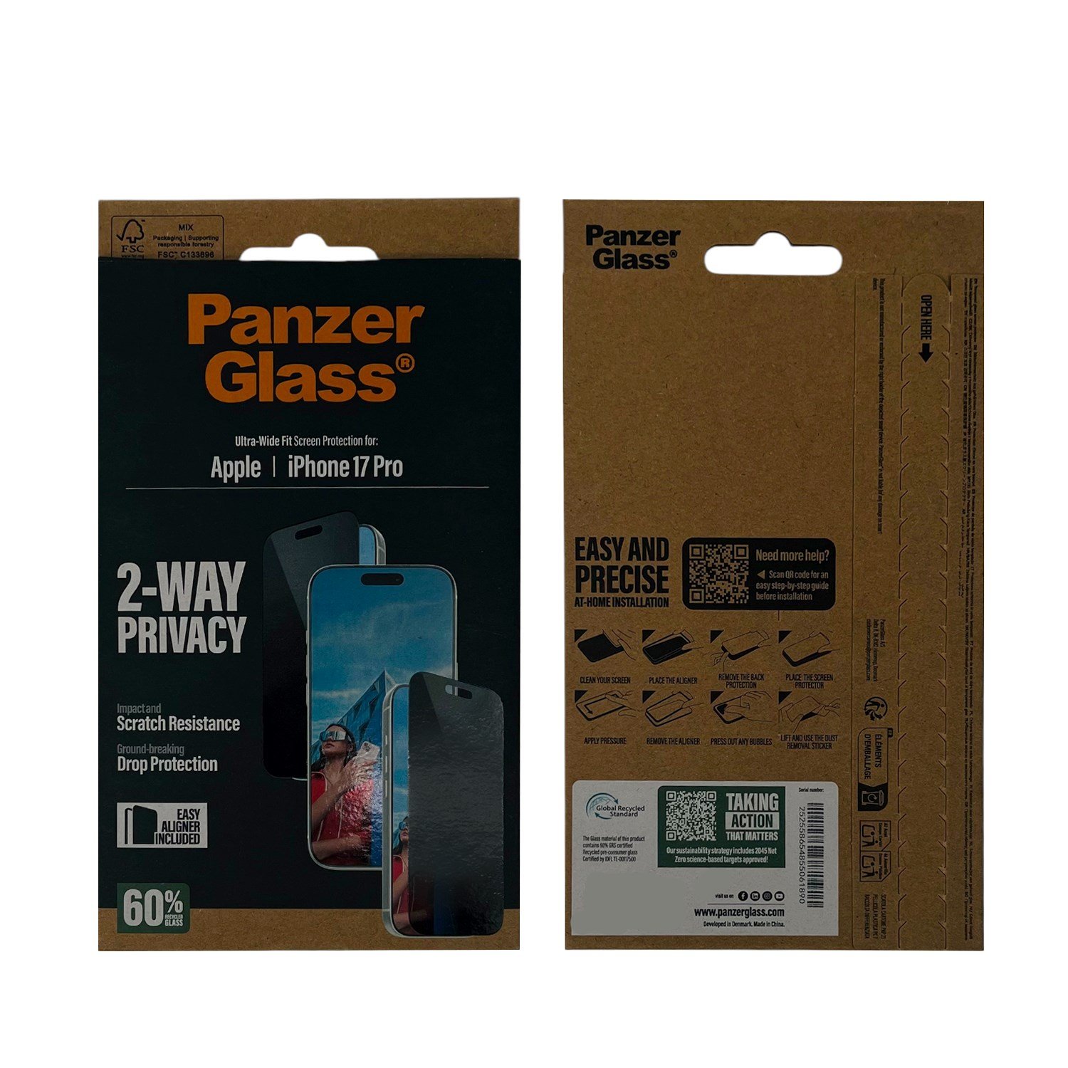 PanzerGlass Apple iPhone 17 Pro Uyumlu Hayalet Full Cam Koruyucu NT-115040