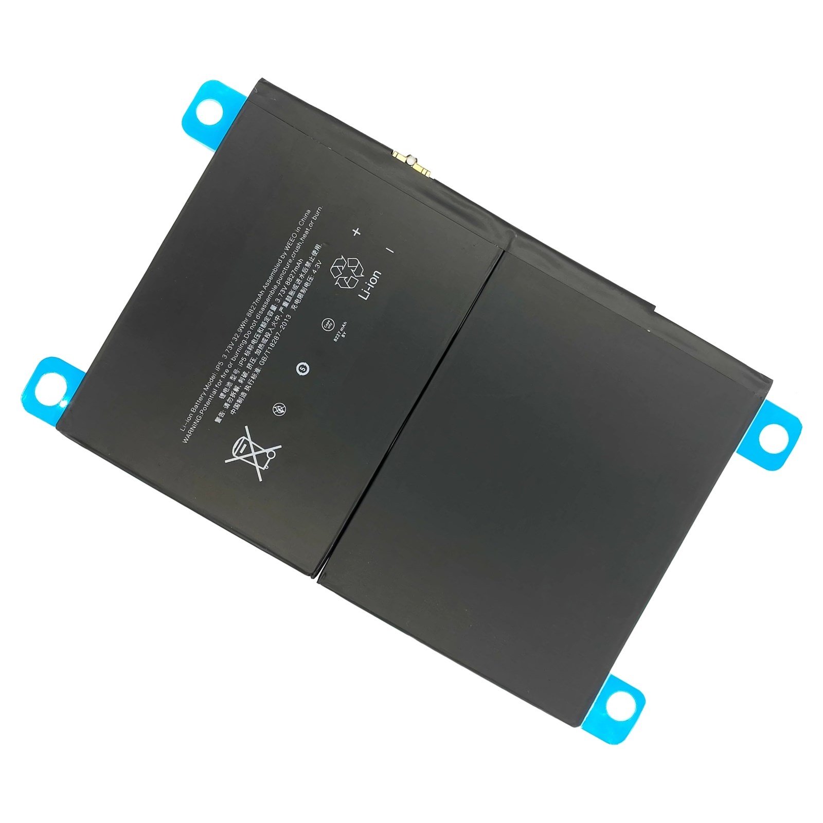 Teknonet Apple iPad 7. Nesil 10.2 Inch Uyumlu Teknonet 9000 mAh Batarya NT-116417