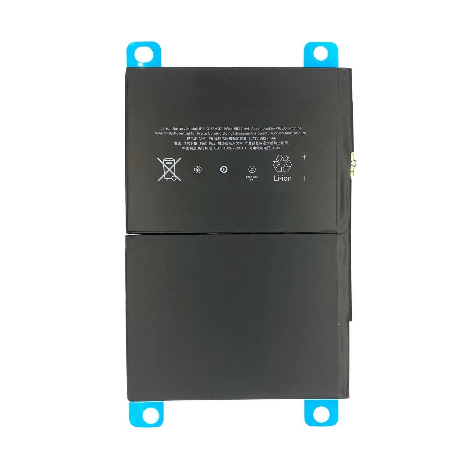 Teknonet Apple iPad 7. Nesil 10.2 Inch Uyumlu Teknonet 9000 mAh Batarya NT-116417