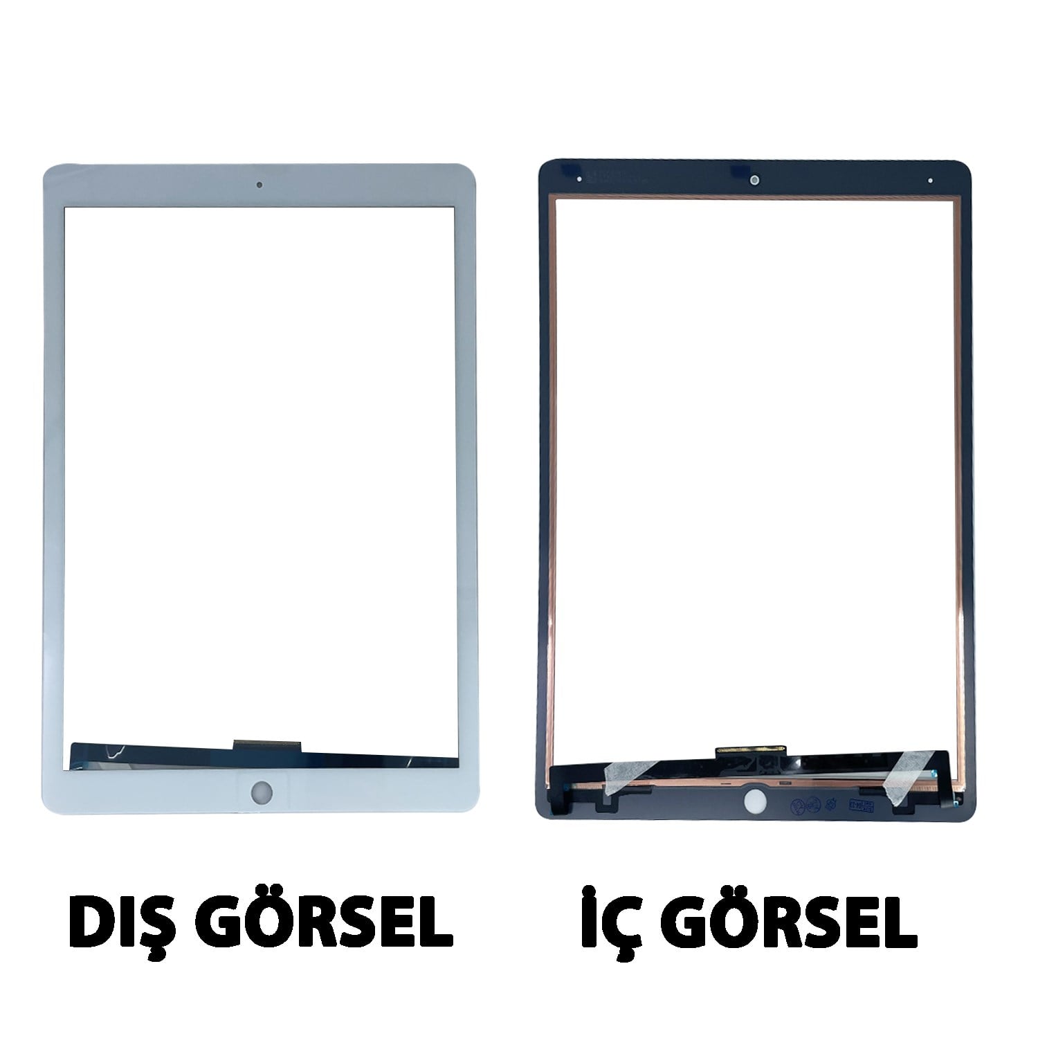 Teknonet Apple iPad Pro 12.9 2.Nesil Uyumlu Dokunmatik Lens + Oca NT-96427