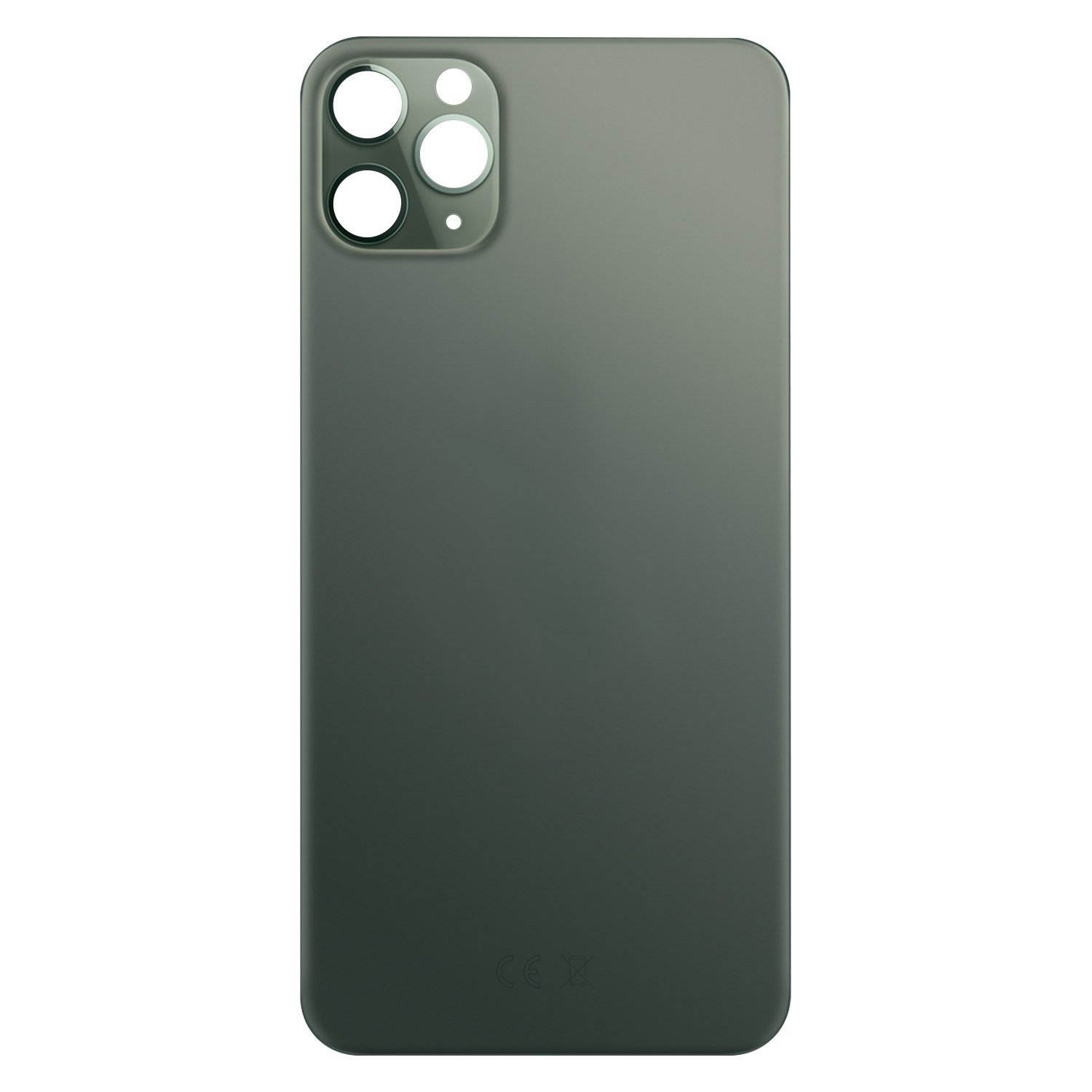 Teknonet Apple iPhone 11 Pro Max Uyumlu Geniş Kamera Camlı Batarya Kapağı VR-20366