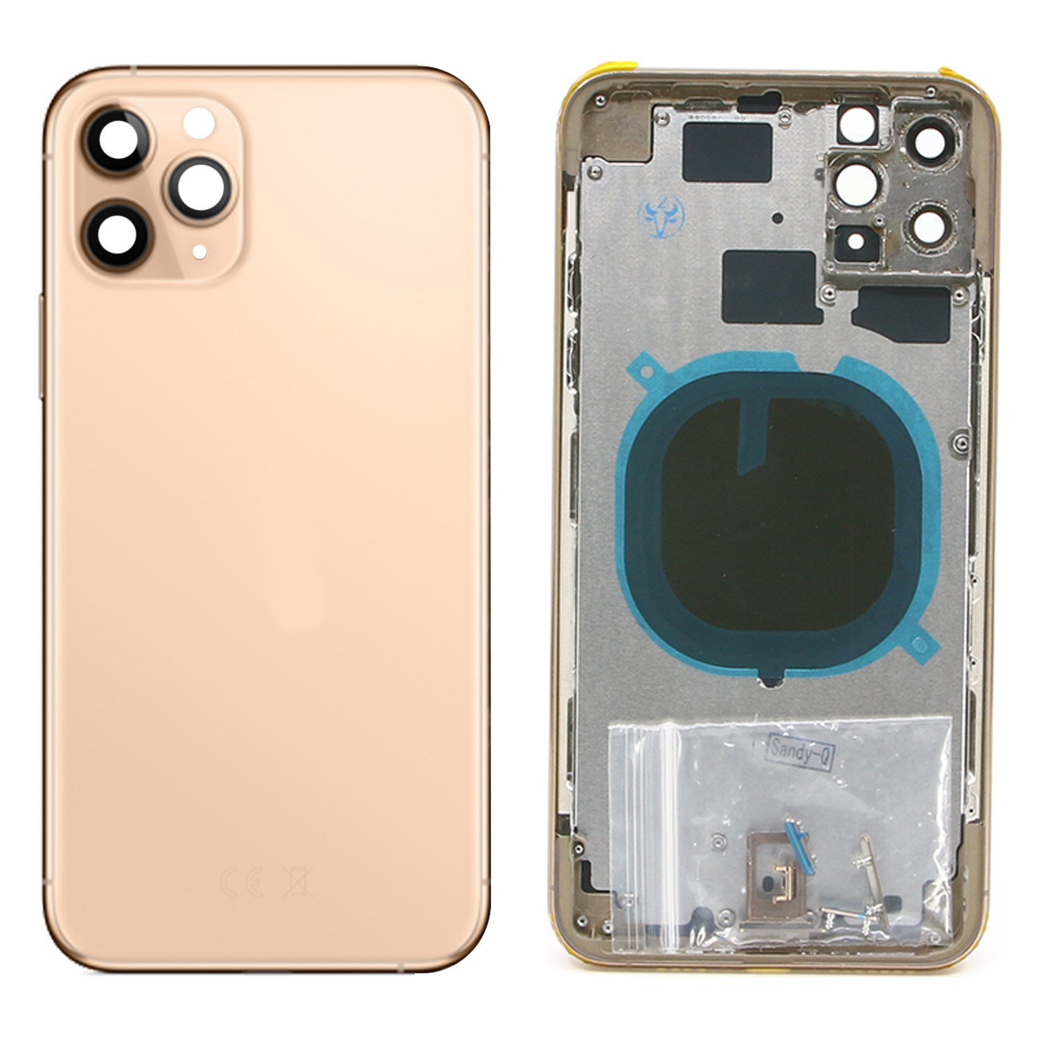 Teknonet Apple iPhone 11 Pro Max Uyumlu Batarya Kapaklı Dolu Kasa VR-5923