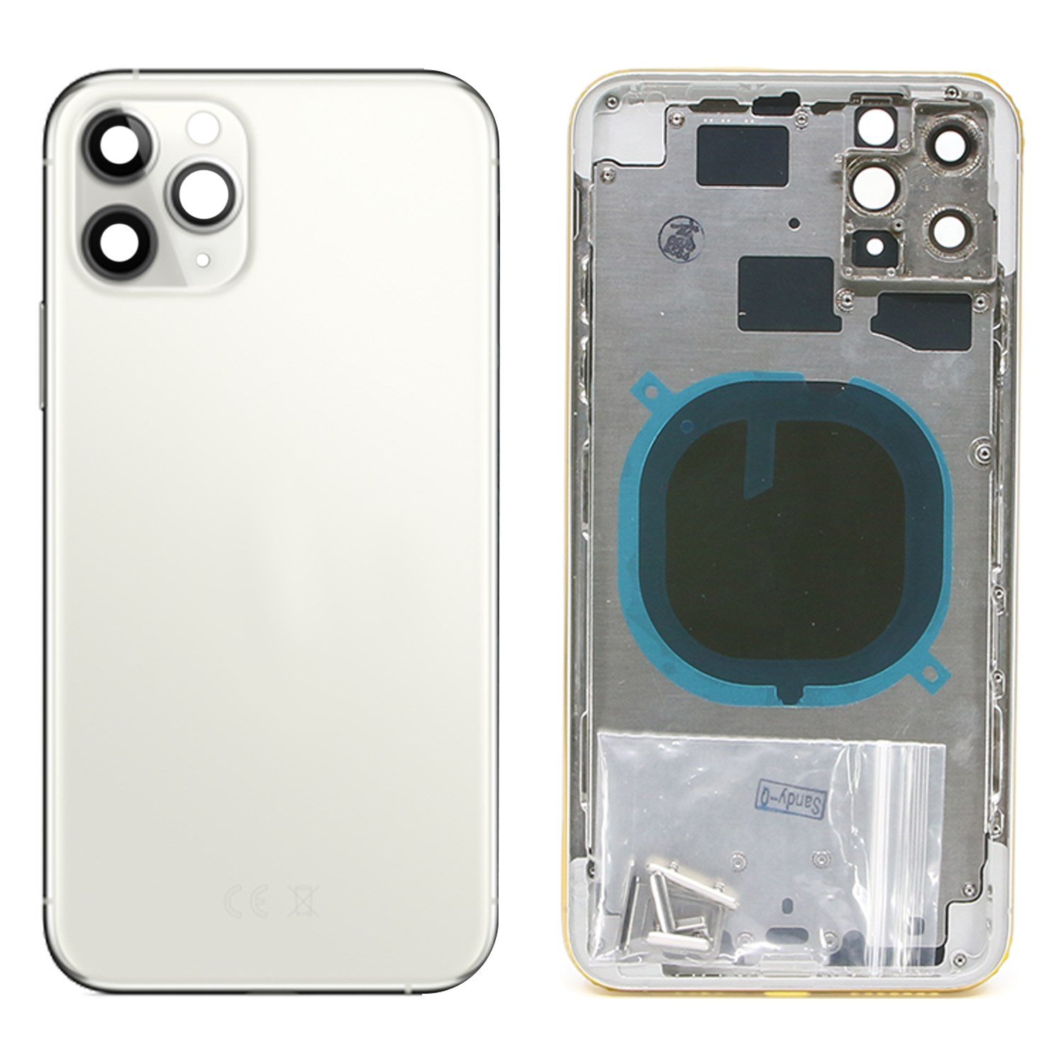 Teknonet Apple iPhone 11 Pro Max Uyumlu Batarya Kapaklı Dolu Kasa VR-5923
