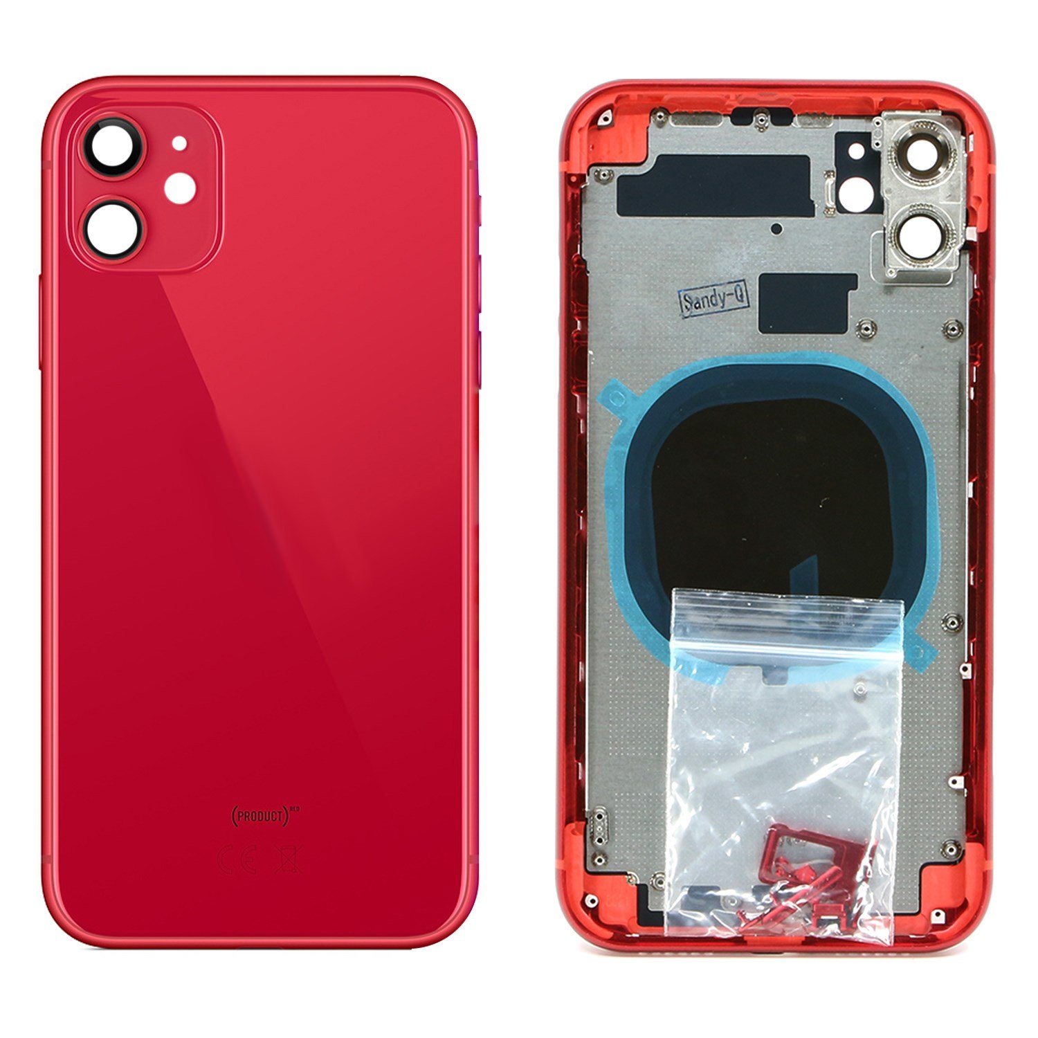 Teknonet Apple iPhone 11 Uyumlu Batarya Kapaklı Boş Kasa NT-81065