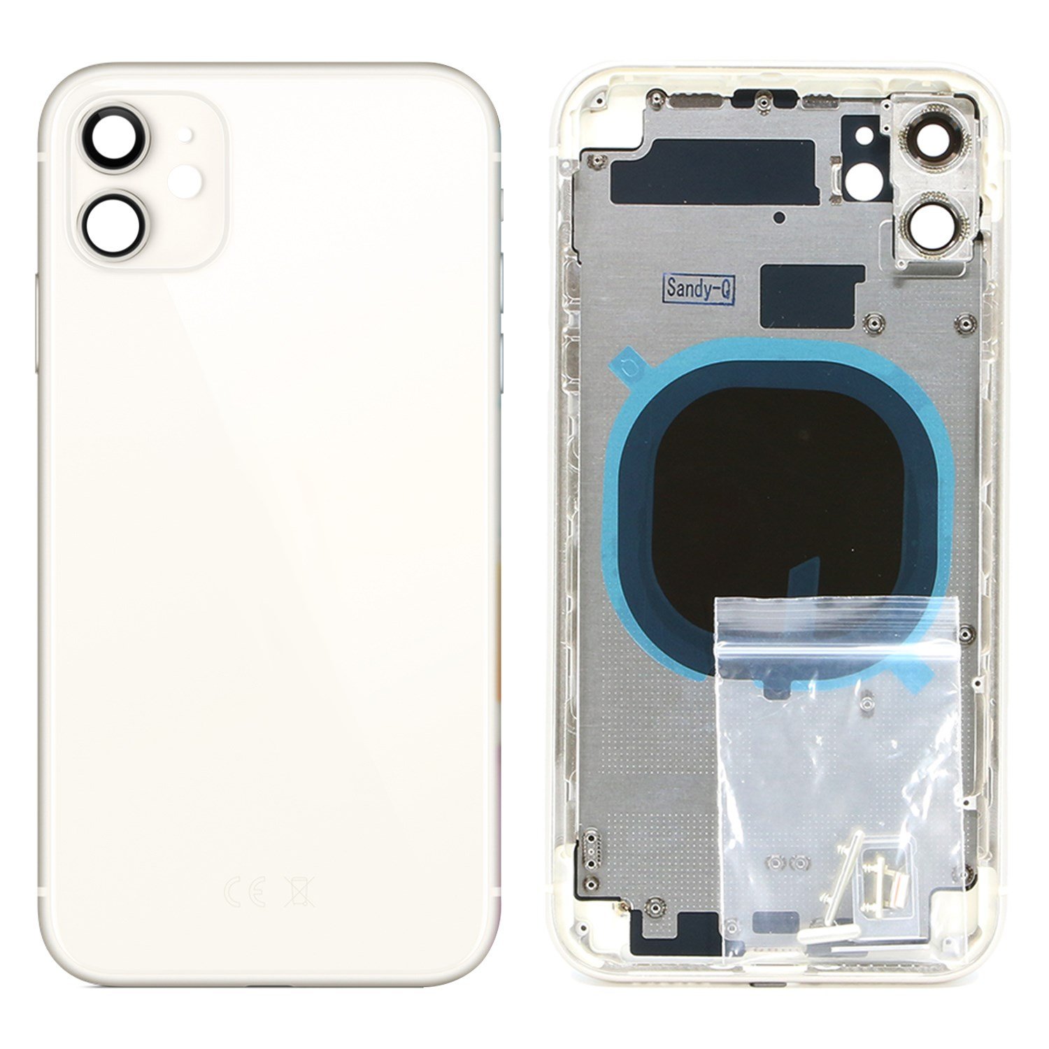 Teknonet Apple iPhone 11 Uyumlu Batarya Kapaklı Boş Kasa NT-81065