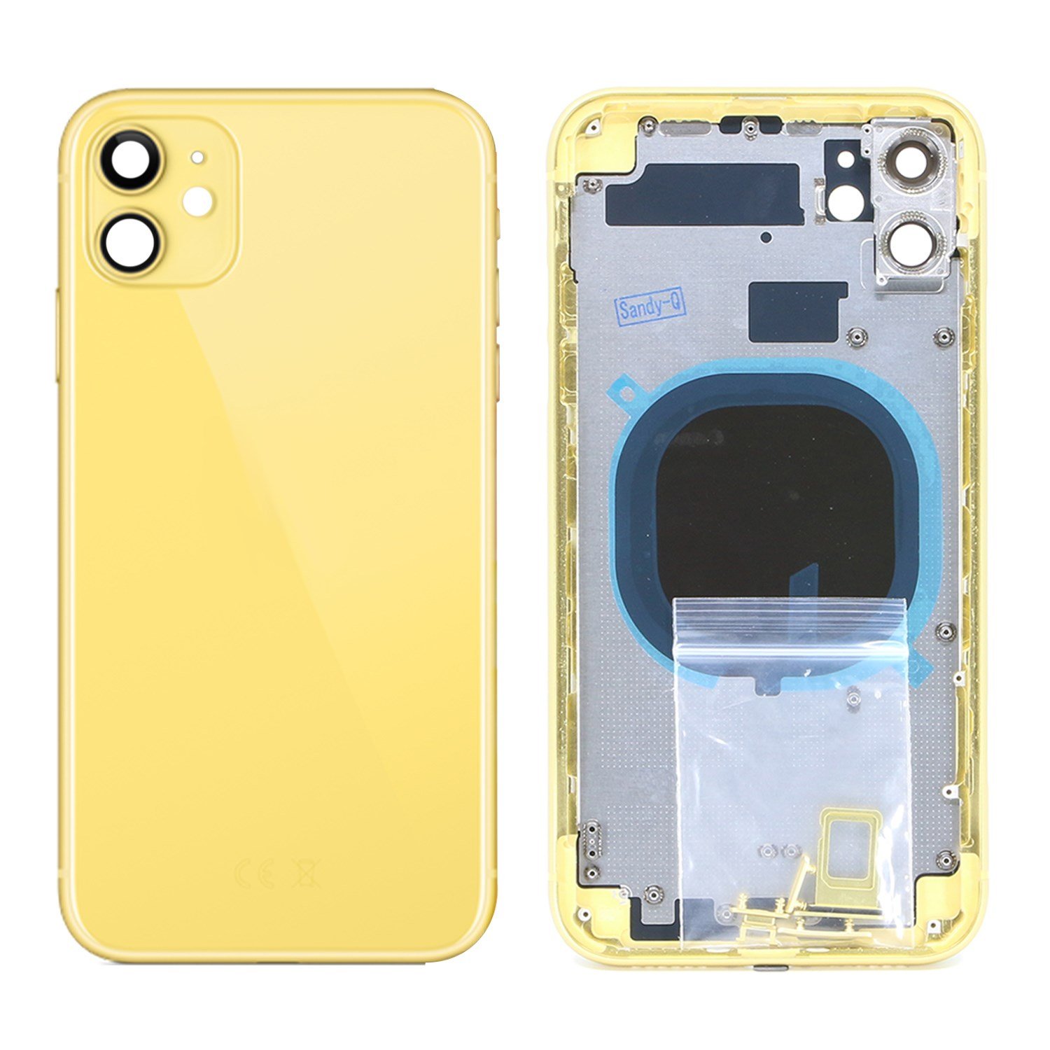 Teknonet Apple iPhone 11 Uyumlu Batarya Kapaklı Boş Kasa NT-81065