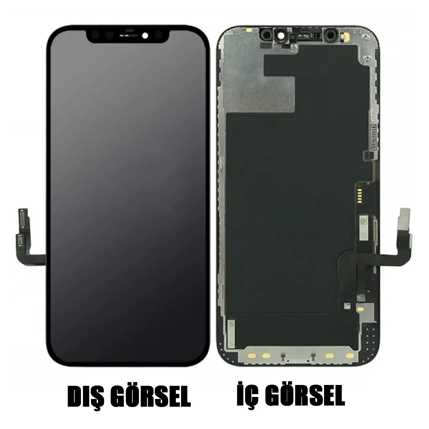Teknonet Apple iPhone 12 Pro Max Uyumlu Service Org Lcd+Dokunmatik+Çıtalı NT-100748
