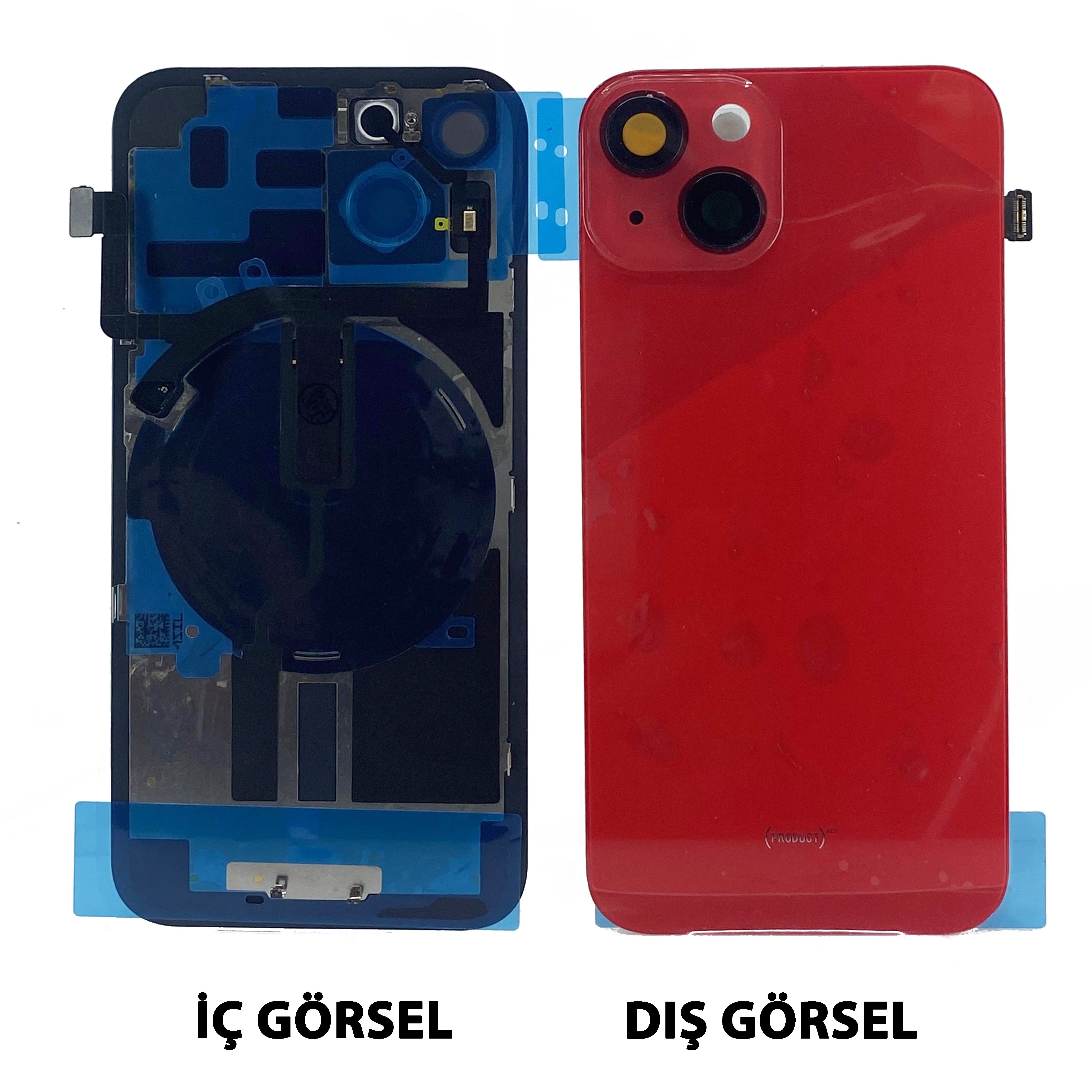 Teknonet Apple iPhone 14 Plus Uyumlu Kamera Camlı Batarya Kapağı + Magsafe Flex NT-103916