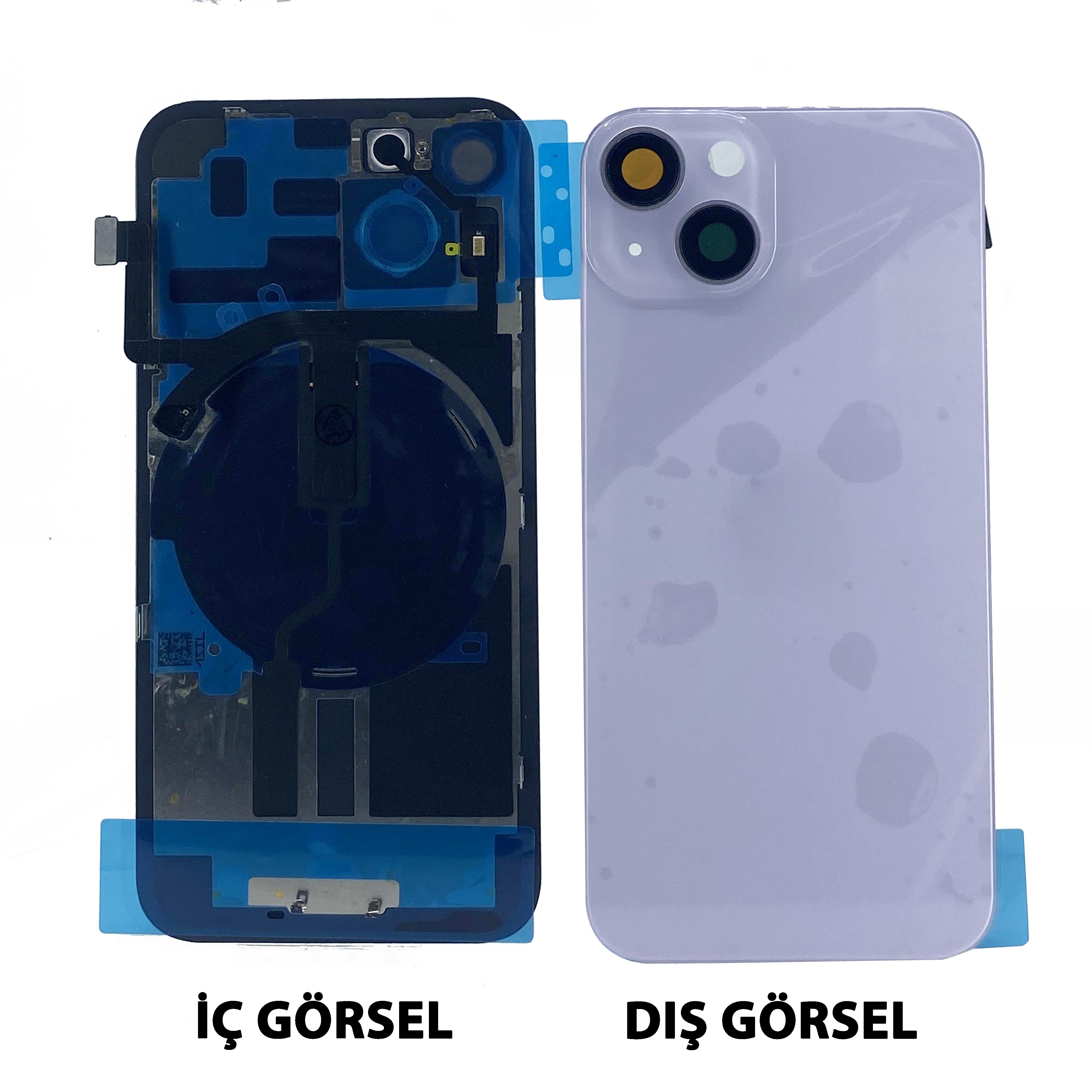 Teknonet Apple iPhone 14 Uyumlu Kamera Camlı Batarya Kapağı + Magsafe Flex NT-103910