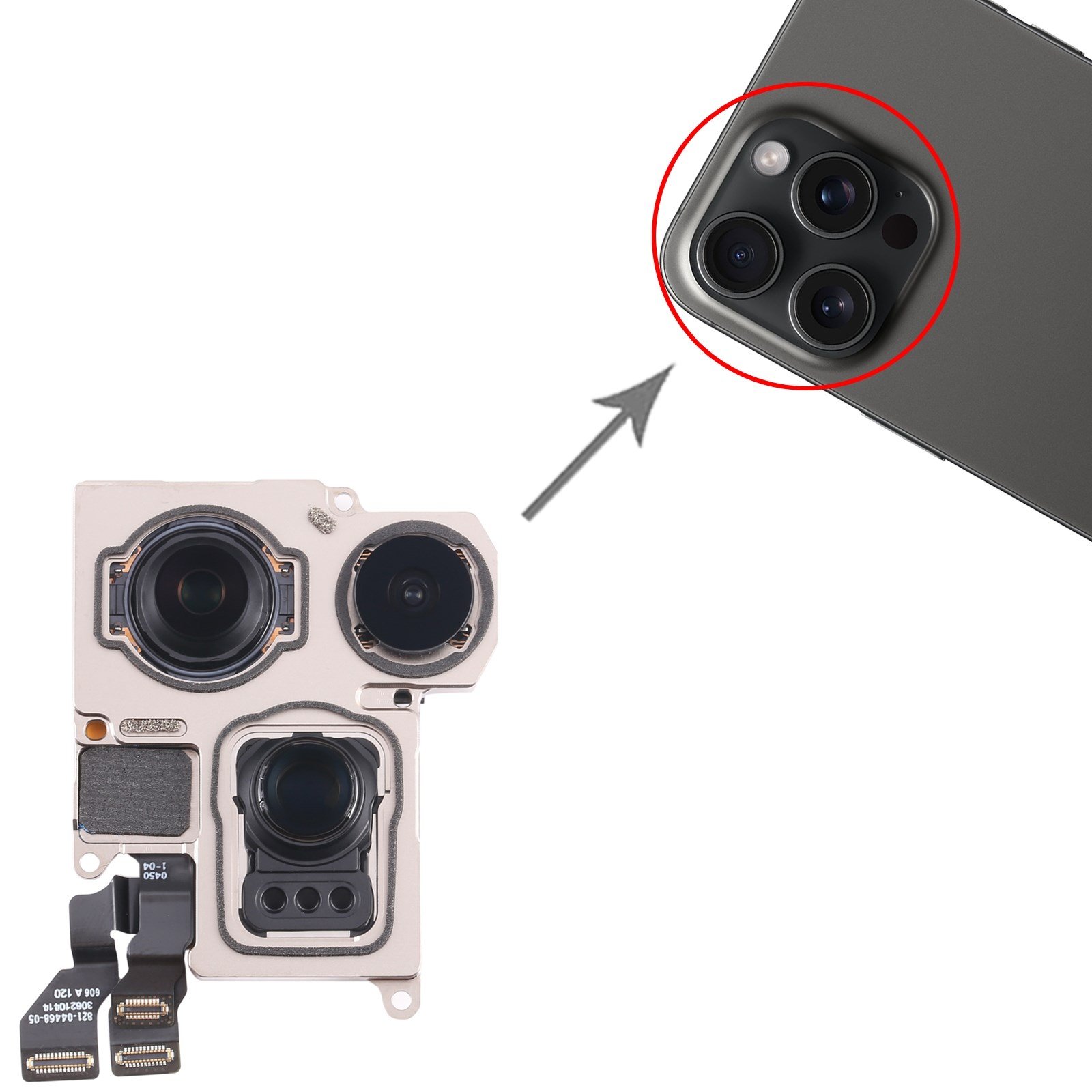 Teknonet Apple iPhone 15 Pro Max Uyumlu Arka Kamera NT-113107