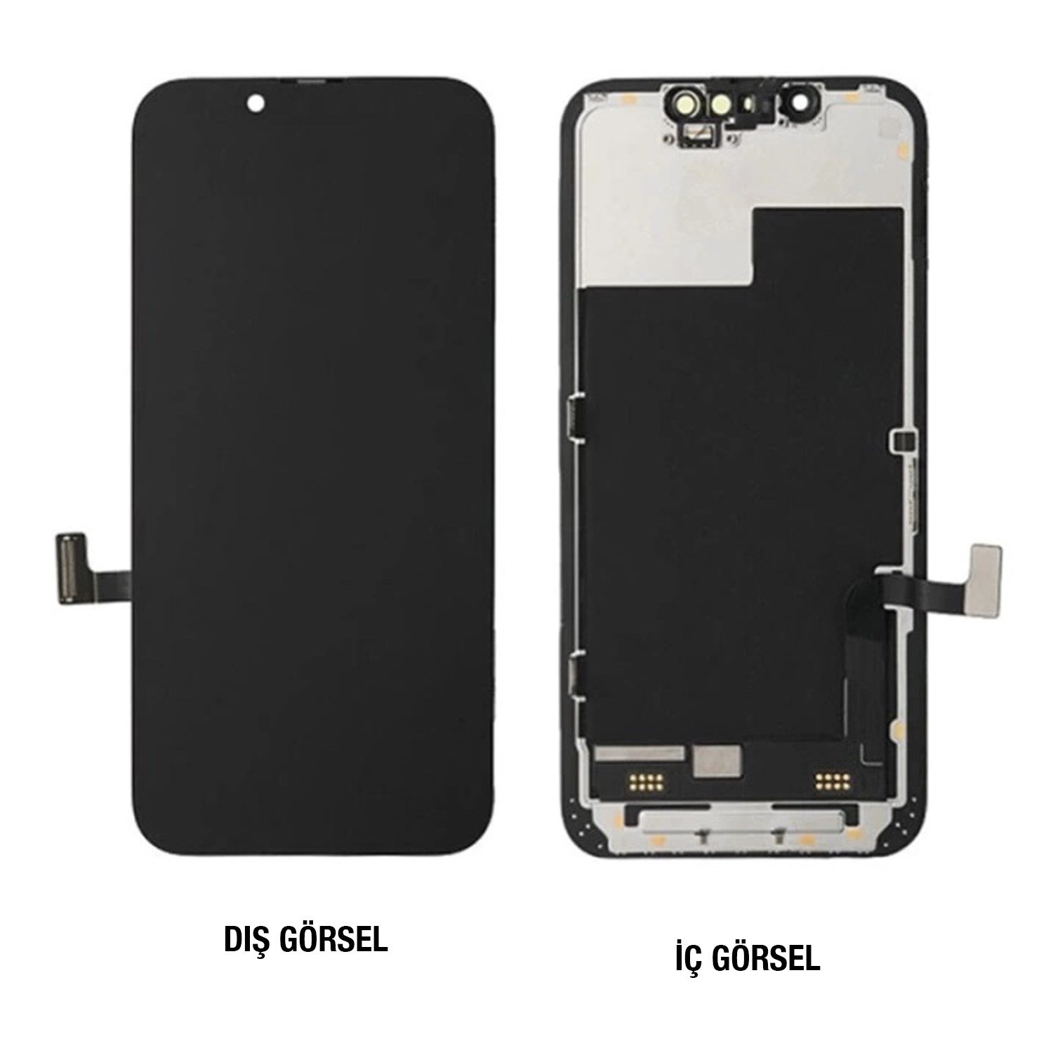 Teknonet Apple iPhone 15 Uyumlu GX Oled Lcd+Dokunmatik+Çıtalı NT-110189