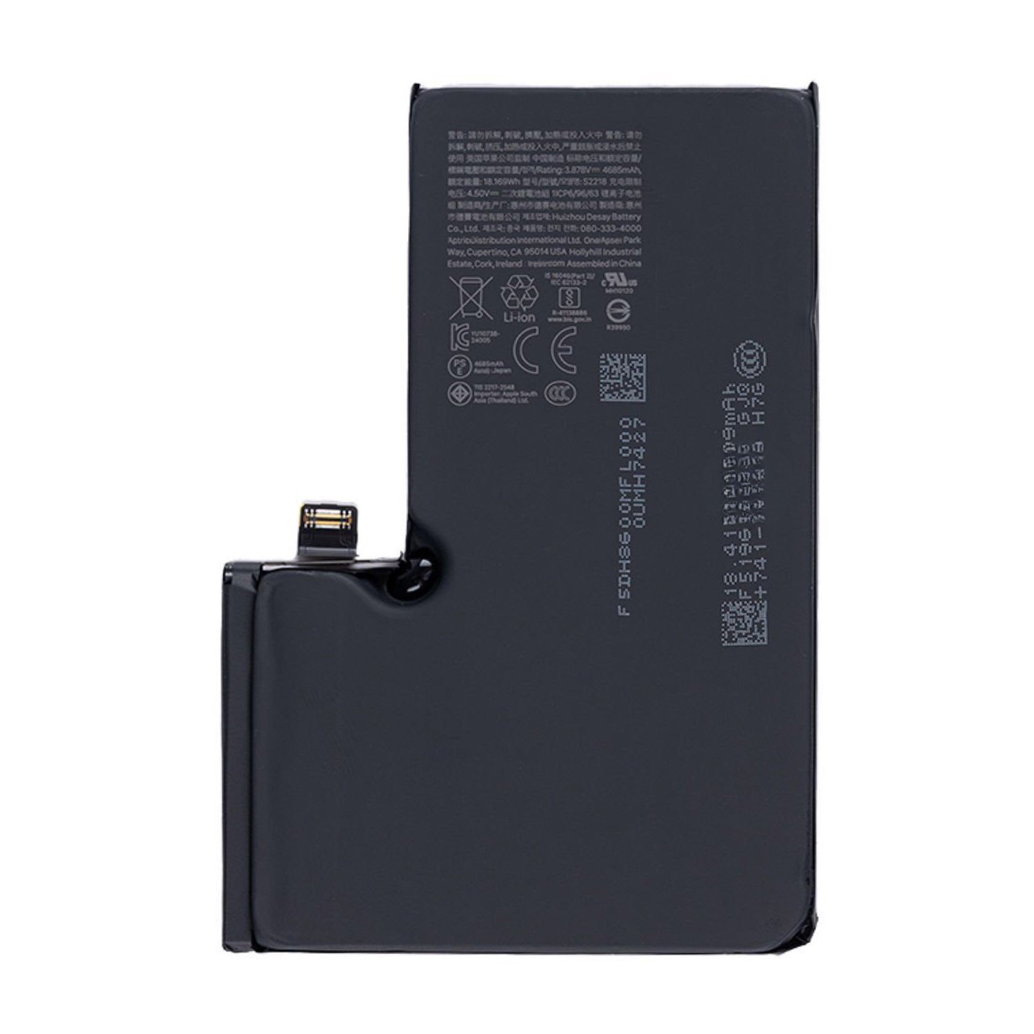 Teknonet Apple iPhone 16 Pro Max Uyumlu Teknonet 5000 MAh Batarya NT-116418