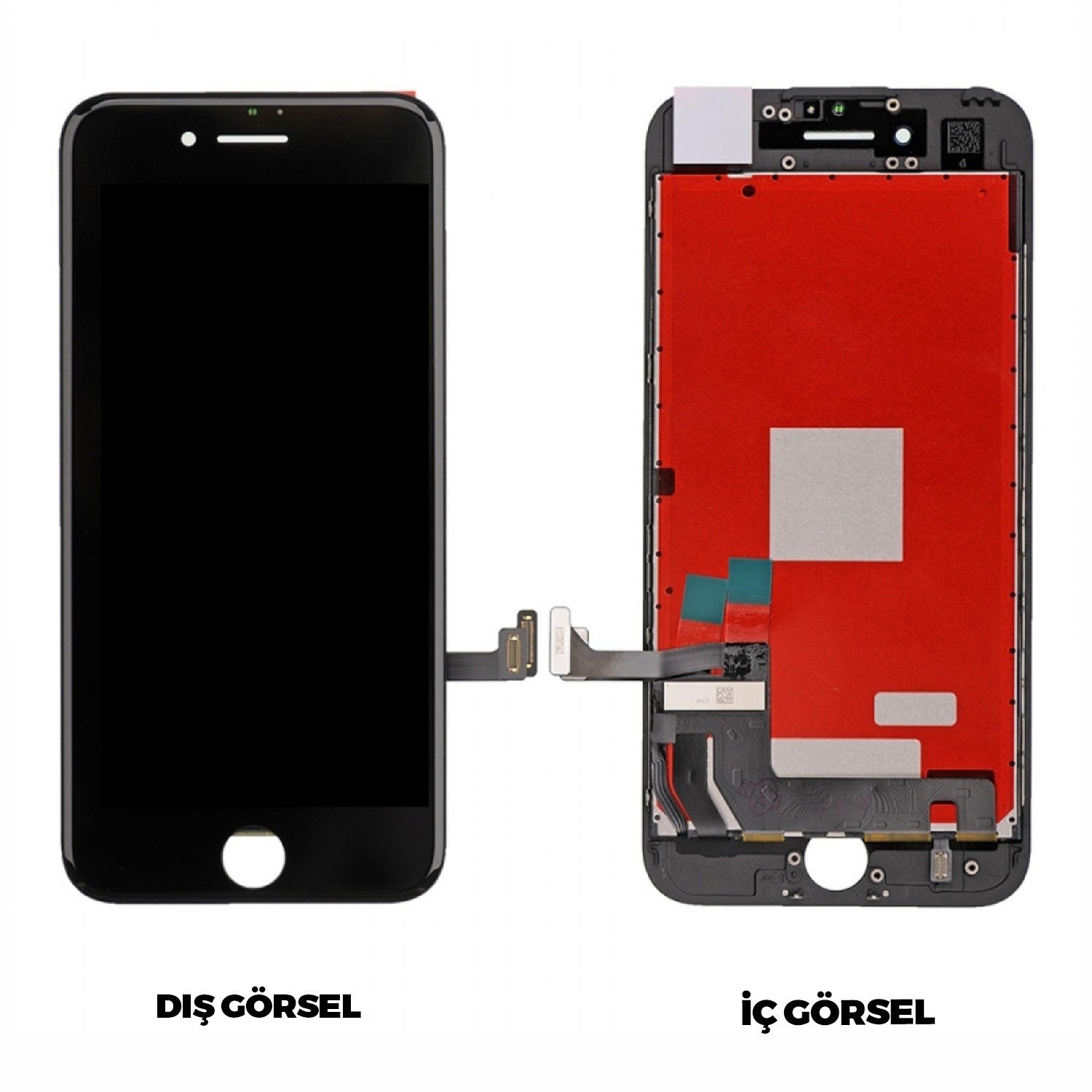 Teknonet Apple iPhone 7 Uyumlu AAA Kalite Lcd+Dokunmatik+Çıtalı VR-15437
