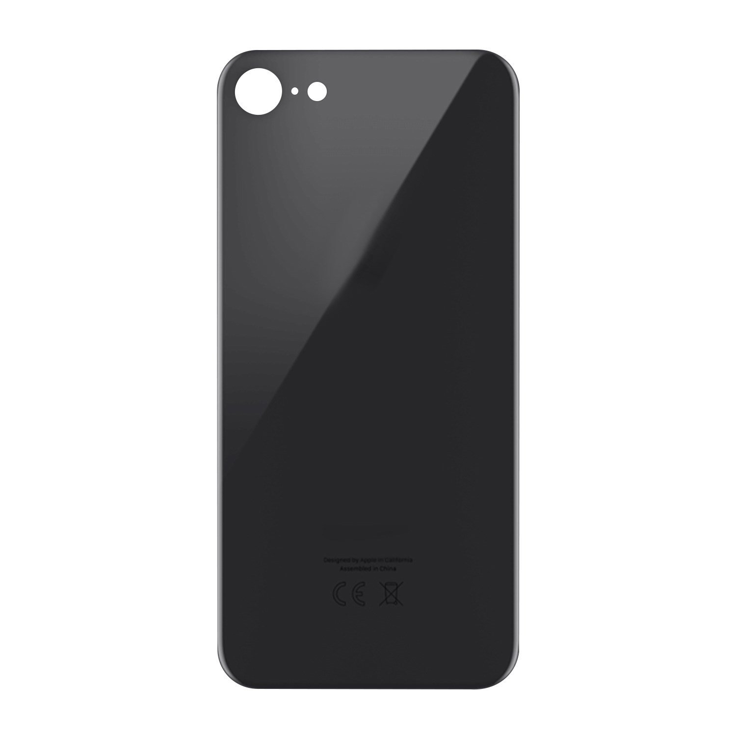 Teknonet Apple iPhone 8 Uyumlu Geniş Kamera Camlı Batarya Kapağı NT-80825