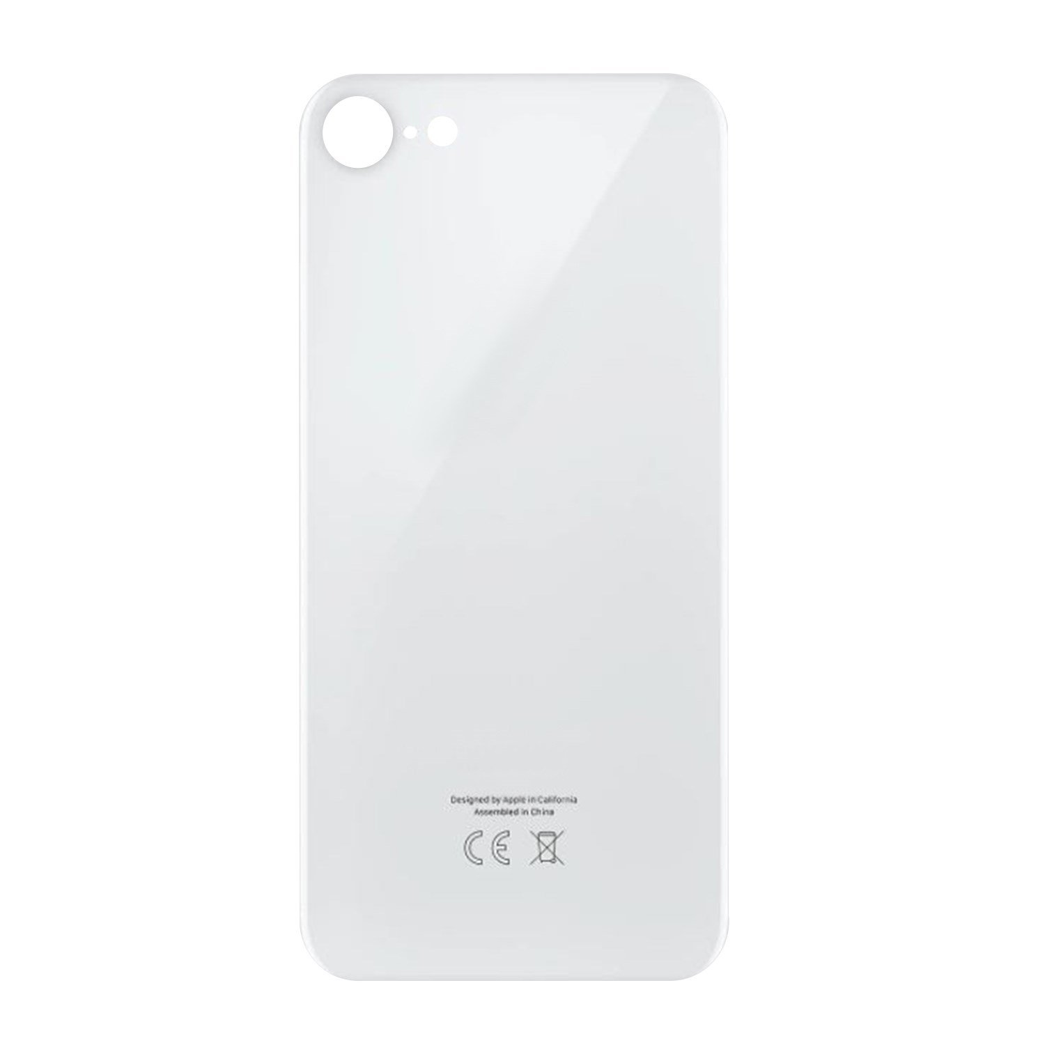 Teknonet Apple iPhone 8 Uyumlu Geniş Kamera Camlı Batarya Kapağı NT-80825