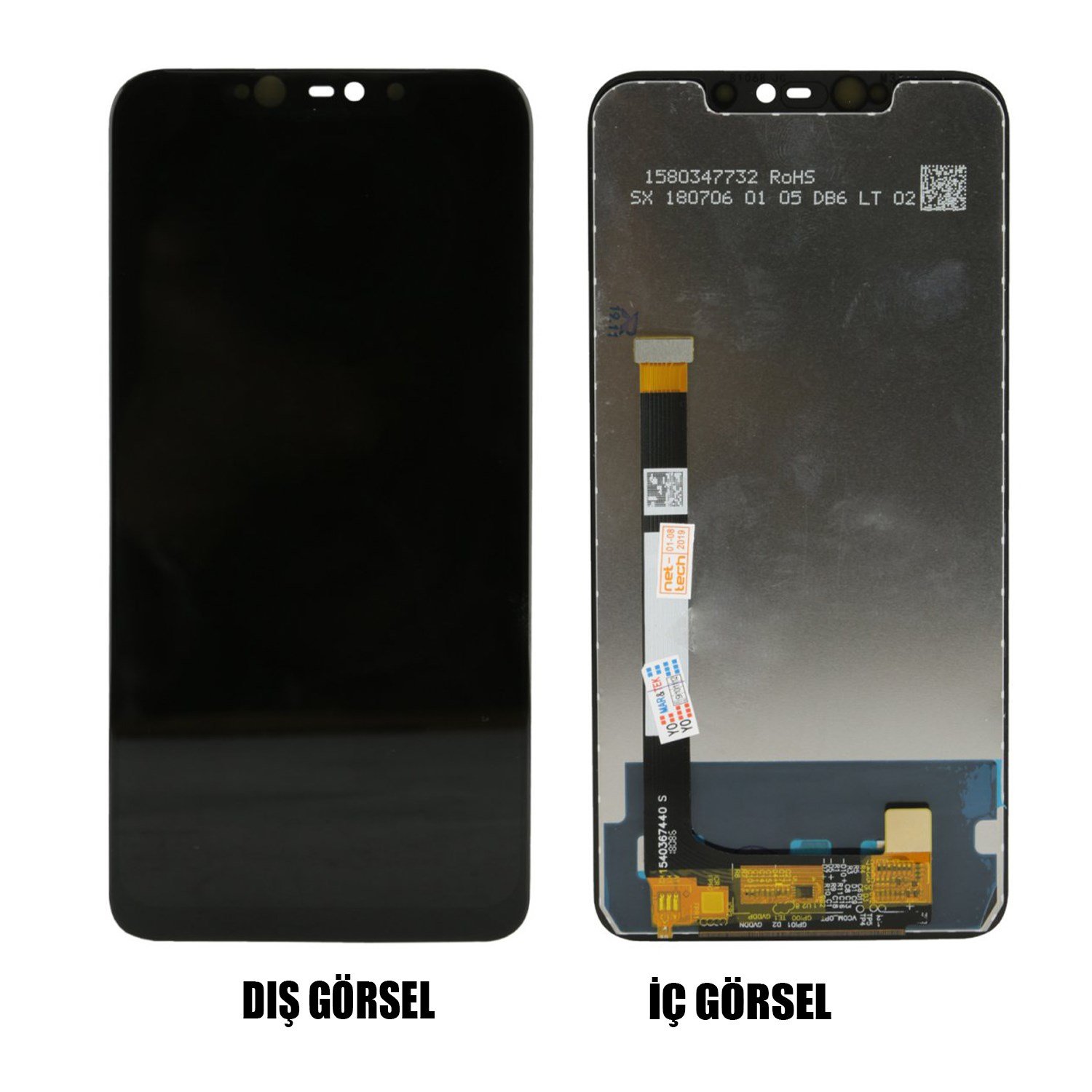 Teknonet Casper Via A3 Plus Uyumlu Org Lcd+Dokunmatik VR-11180