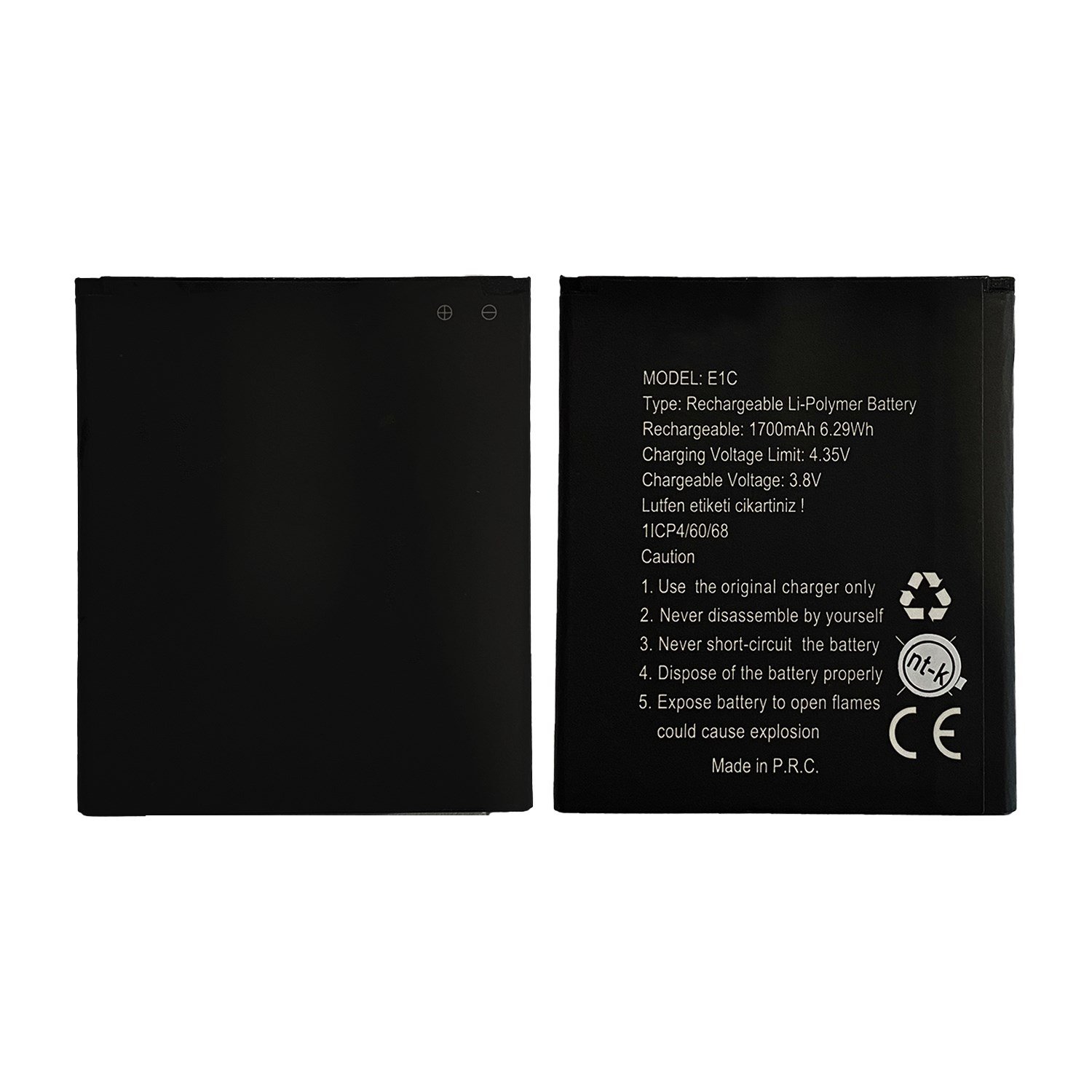 Teknonet Casper Via E1C Uyumlu Casper TLP16088 1700 MAh Batarya NT-21422