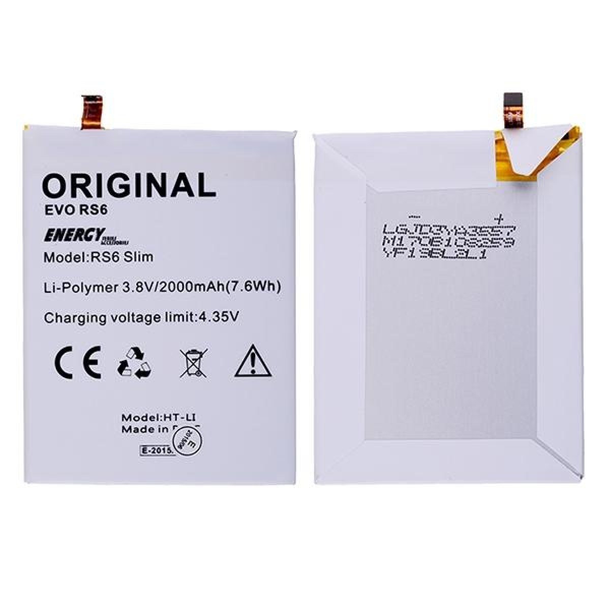 Teknonet Evo Rs 6 Uyumlu Evo RS16 2000 MAh Batarya NT-13804
