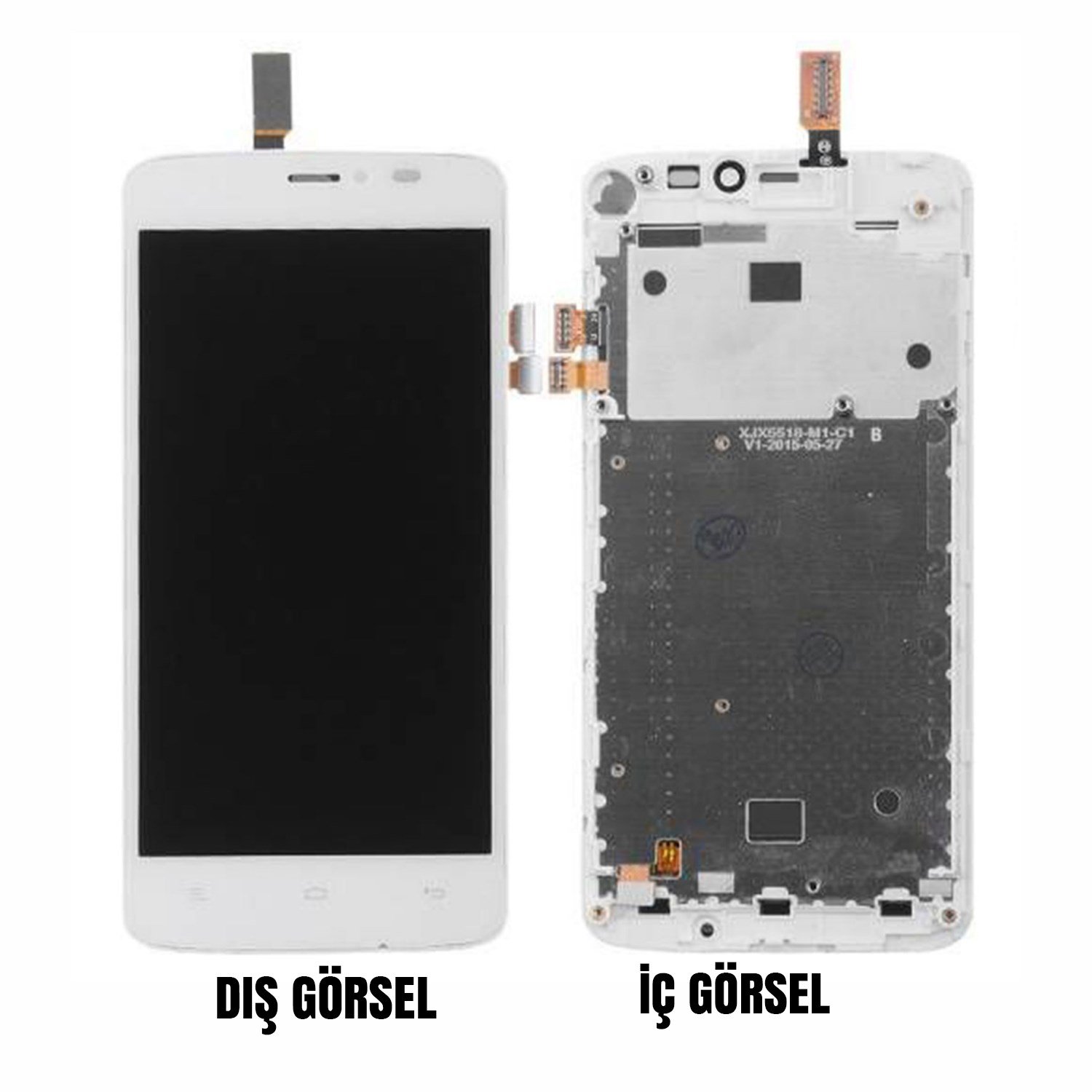 Teknonet General Mobile Discovery 2 Mini Uyumlu Org Lcd+Dokunmatik VR-4711