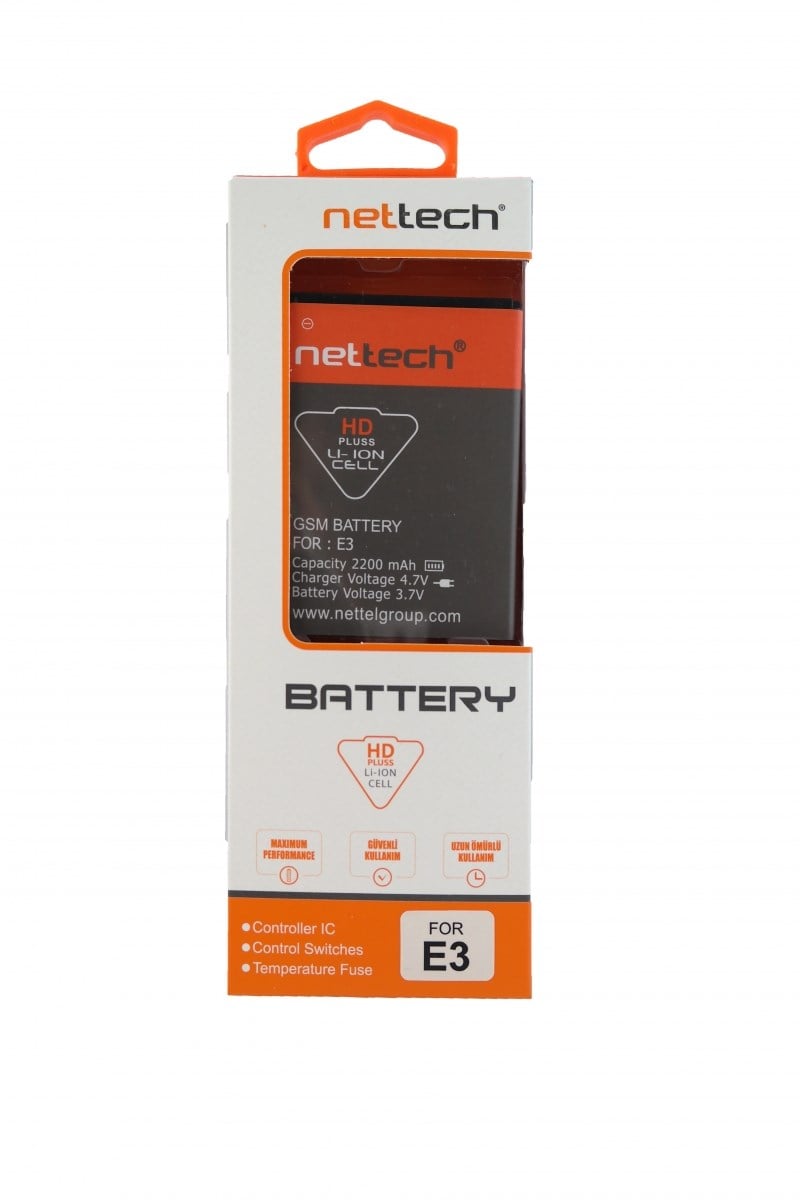 Teknonet General Mobile Discovery E3 Uyumlu Nettech 1200 MAh Batarya NT-10511