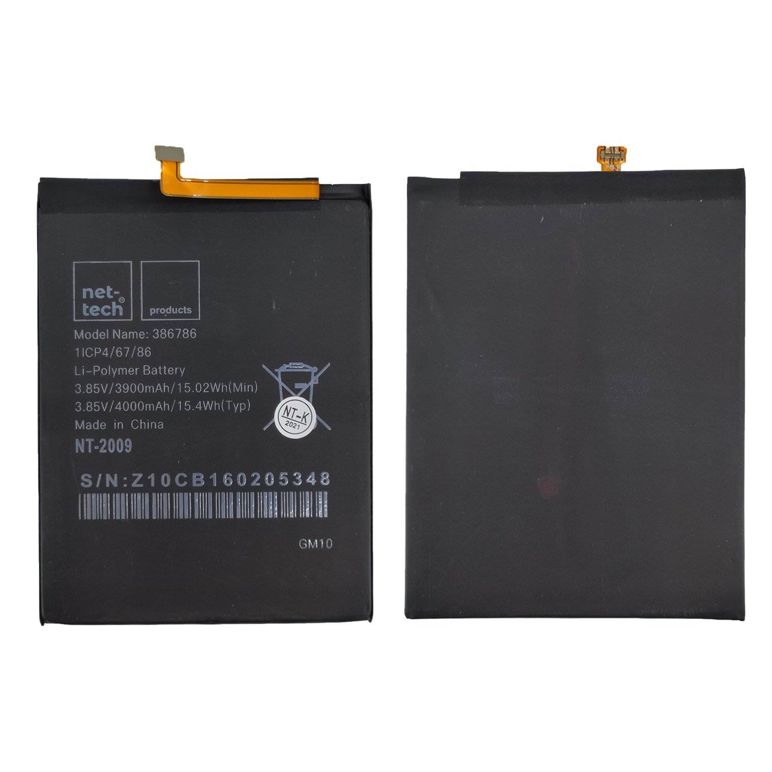 Teknonet General Mobile GM10 Uyumlu Nettech 4000 MAh Batarya NT-91110