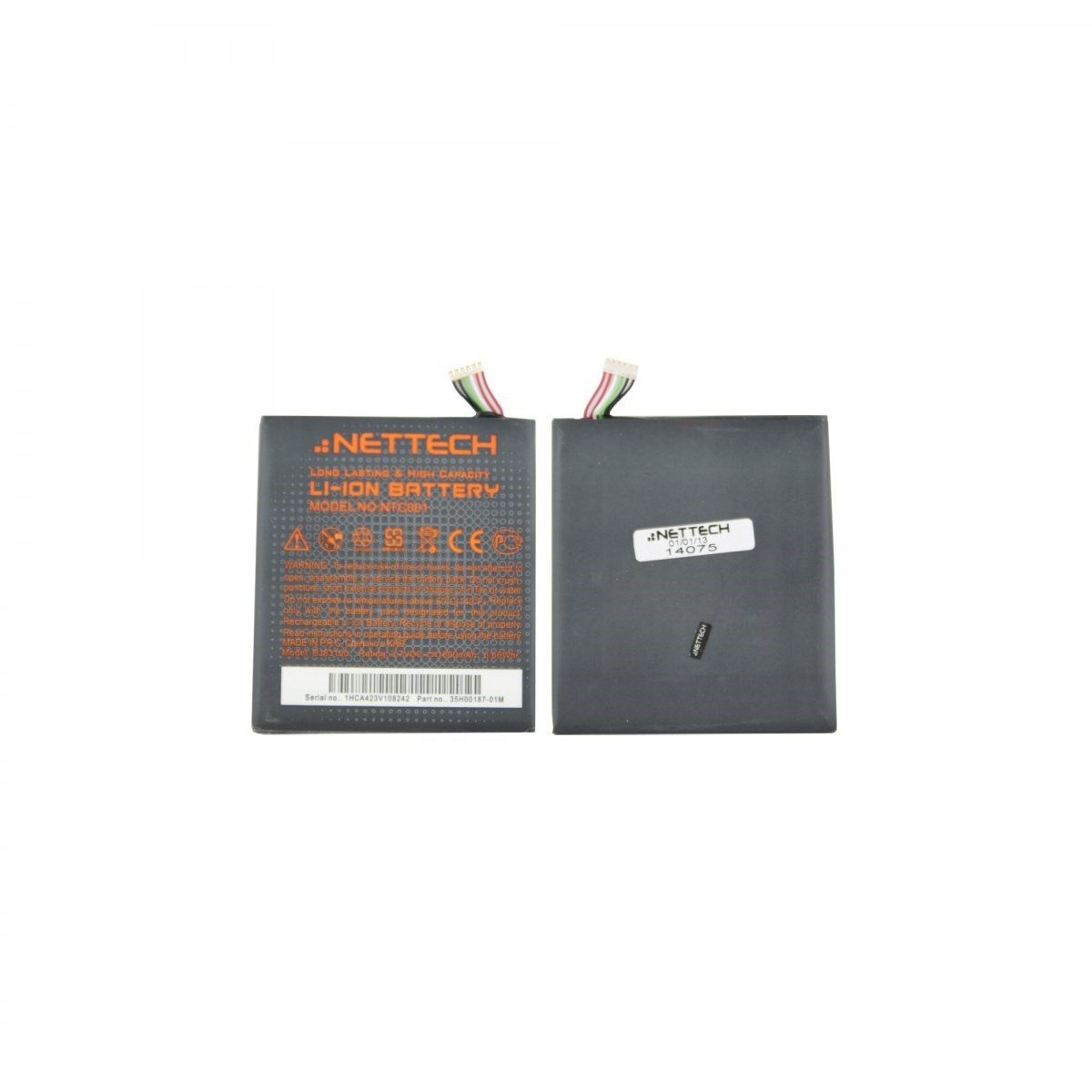 Teknonet HTC One S Uyumlu Nettech NTC001 1800 MAh Batarya NT-12326