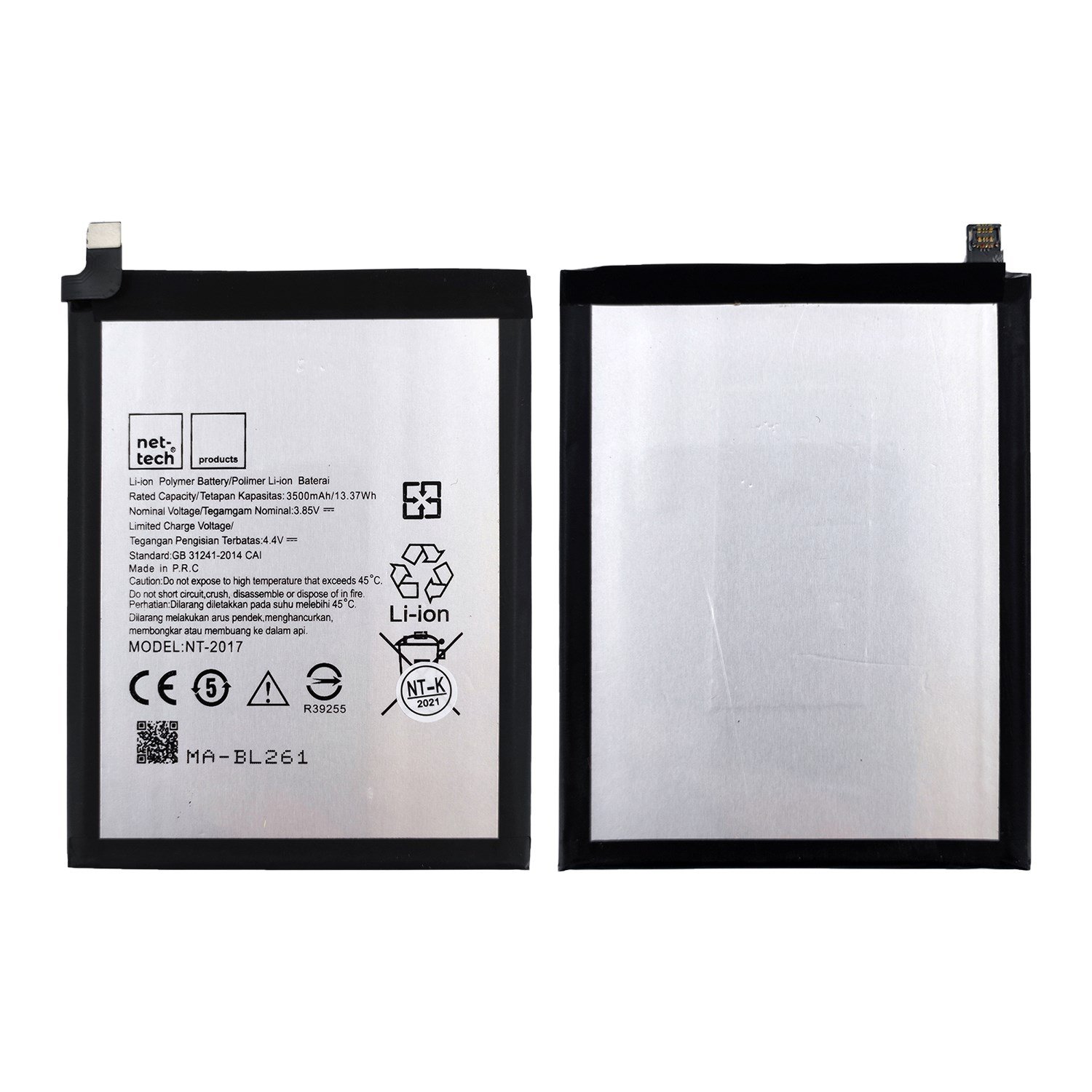 Teknonet Lenovo K5 Note A7020 Uyumlu Nettech NT-2017 3500 MAh Batarya NT-82535