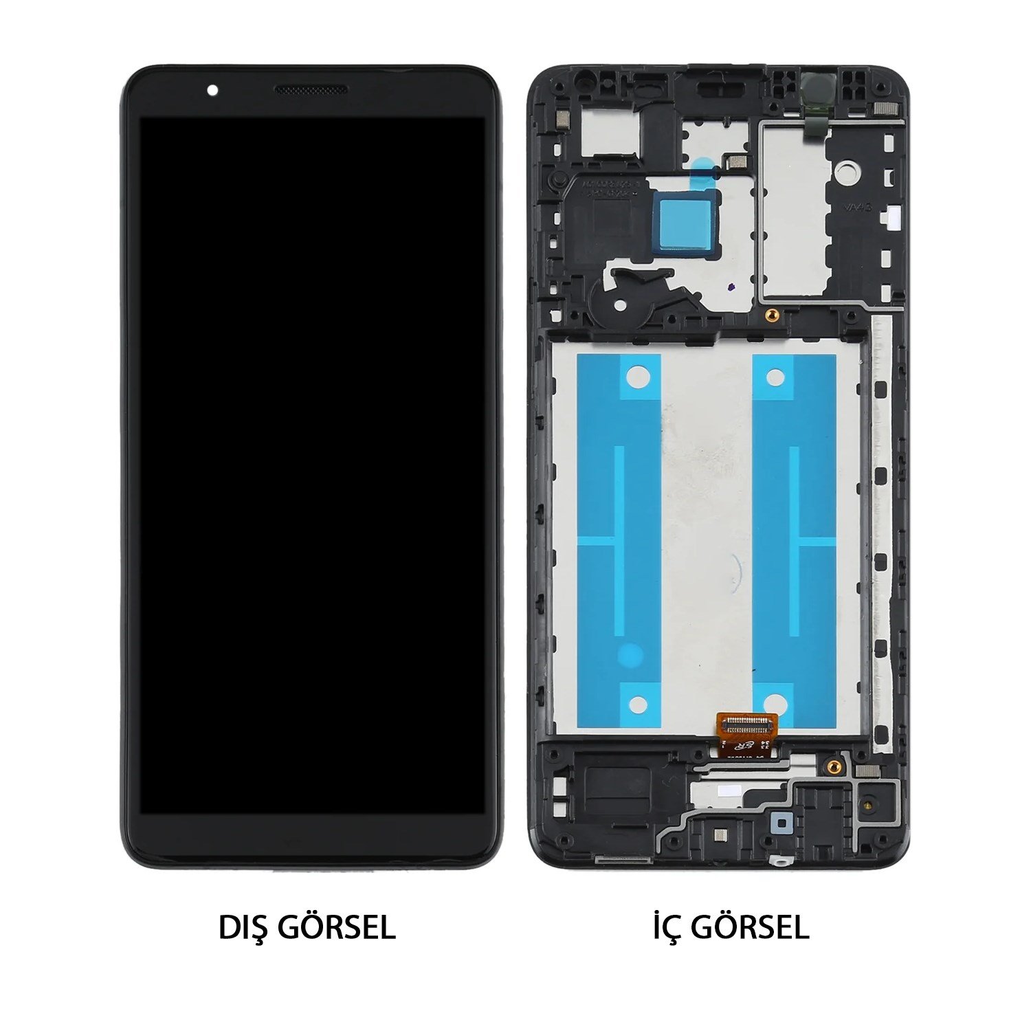 Teknonet Samsung Galaxy A01 Core Uyumlu Hk Lcd+Dokunmatik+Çıtalı NT-108519