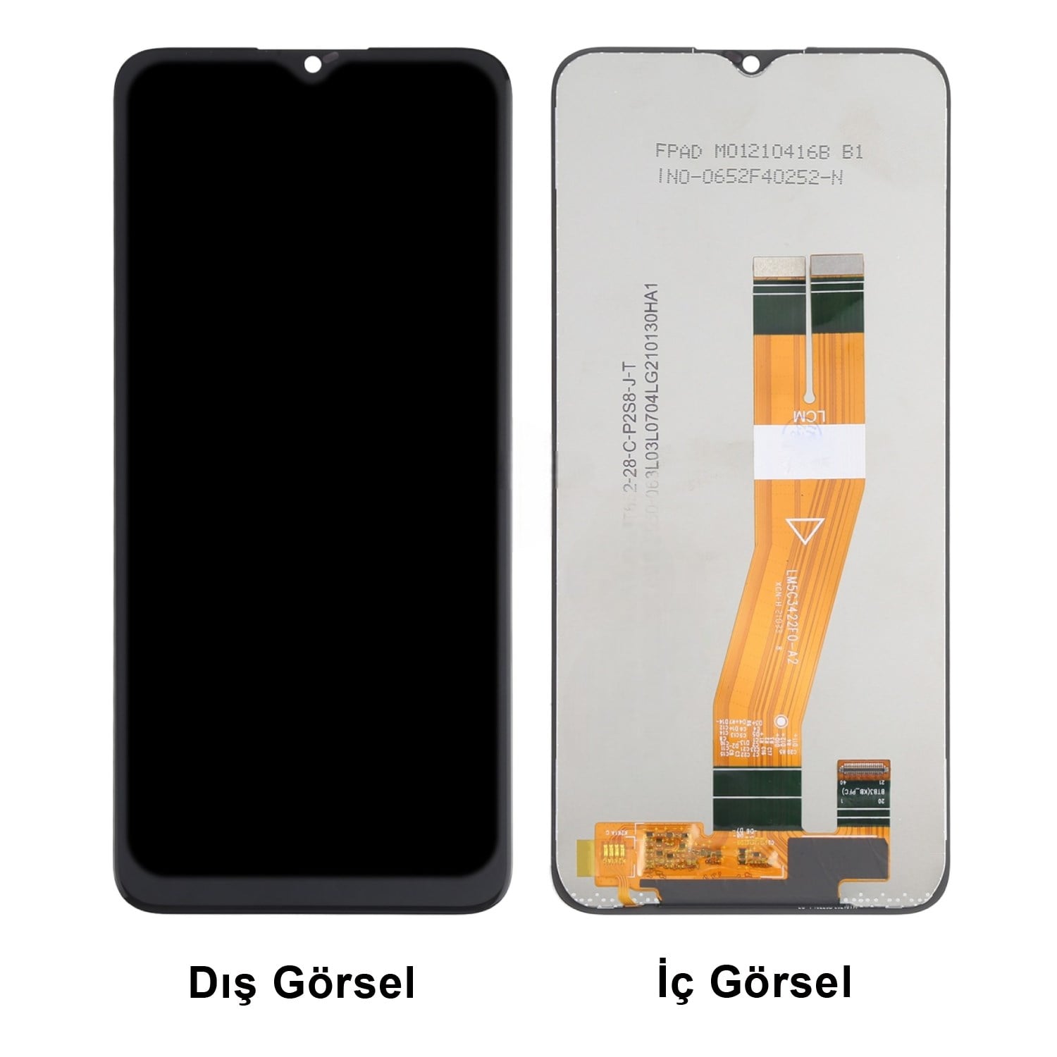 Teknonet Samsung Galaxy A03S Uyumlu Org Lcd+Dokunmatik NT-96469