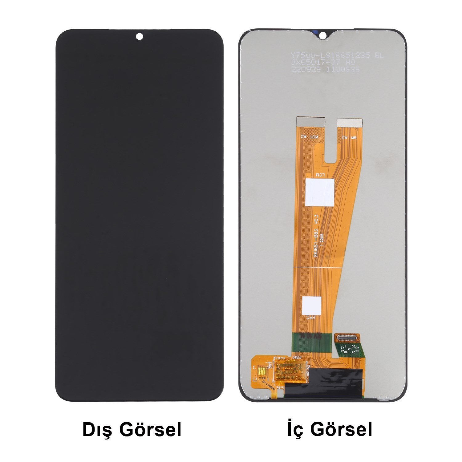 Teknonet Samsung Galaxy A04 Core Uyumlu Org Lcd+Dokunmatik NT-101809