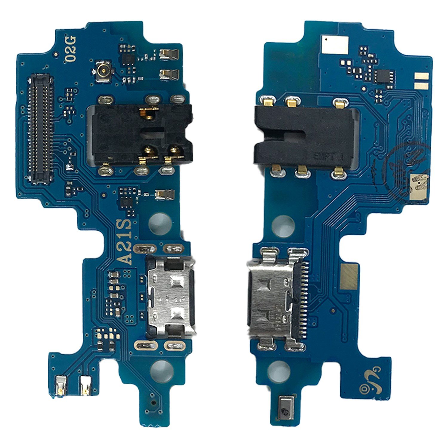 Teknonet Samsung Galaxy A21S Uyumlu Bordlu Şarj - Kulaklık Soketi NT-1245