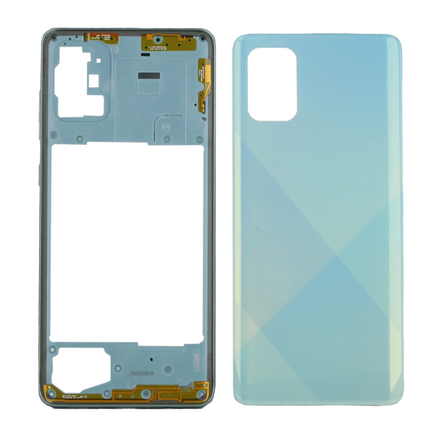 Teknonet Samsung Galaxy A71 Uyumlu Batarya Kapağı VR-21219