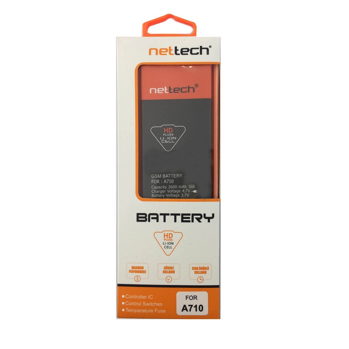 Teknonet Samsung Galaxy A710 A7 2016 Uyumlu Nettech 2900 MAh Batarya NT-14702