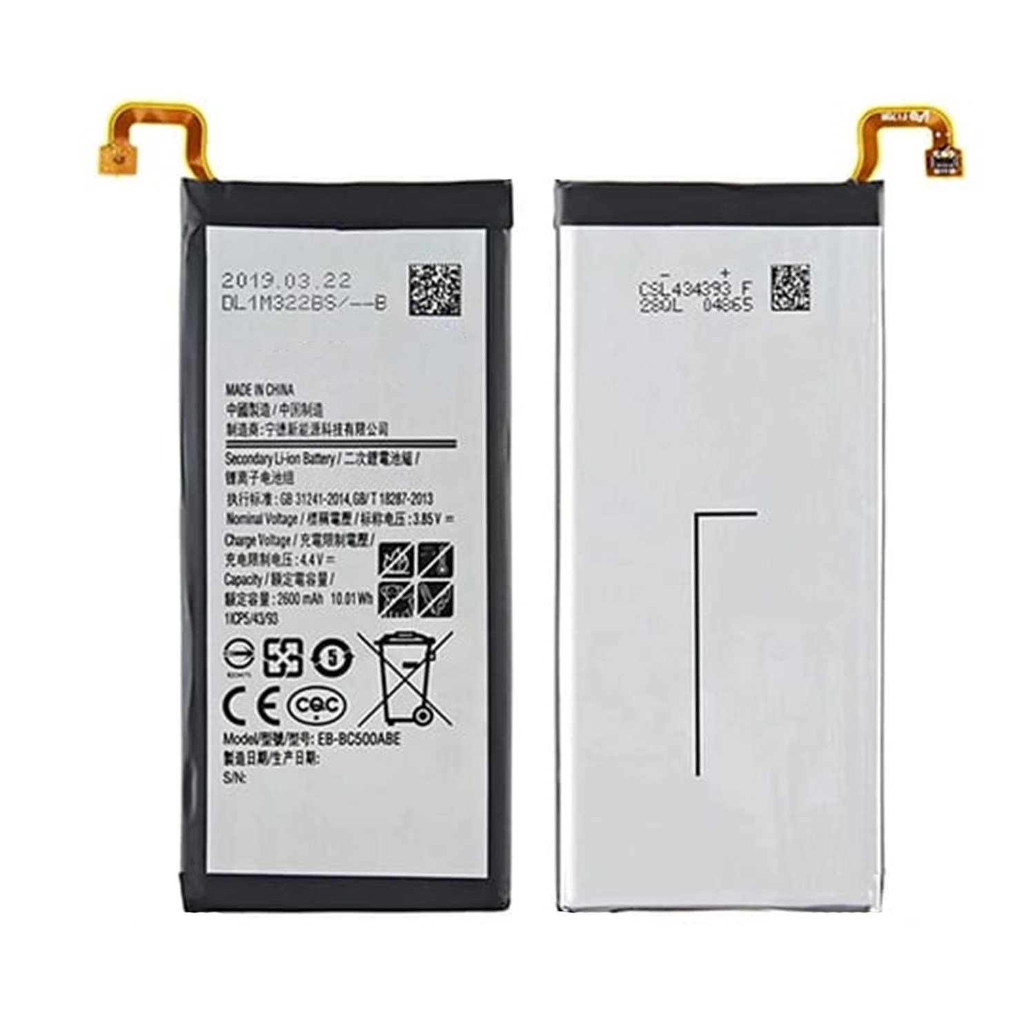 Teknonet Samsung Galaxy C5010 C5 Pro Uyumlu Samsung EB-BC500ABE 2600 MAh Batarya NT-21432