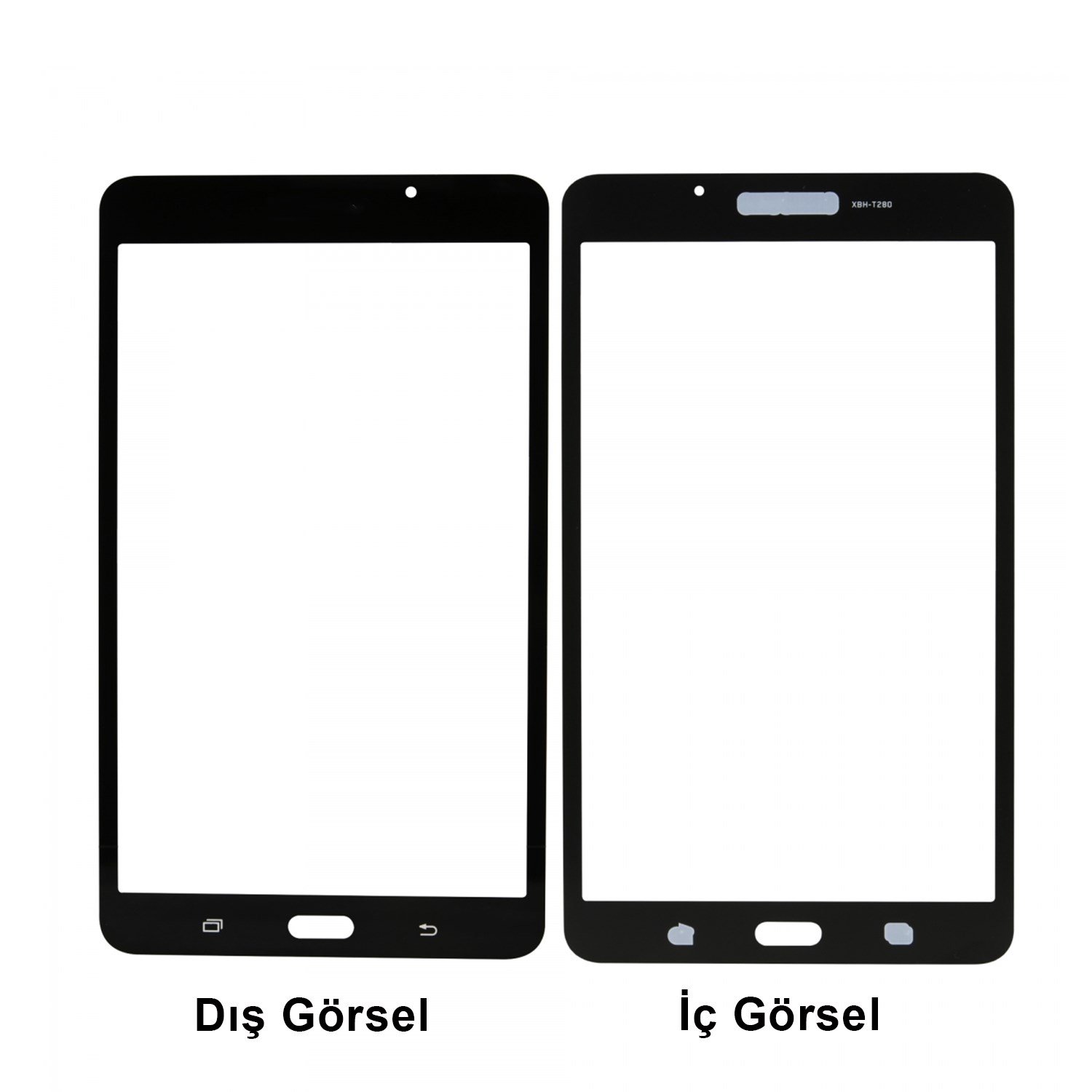 Teknonet Samsung Galaxy T280 Tab A 7.0 Uyumlu Dokunmatik Lens VR-18640