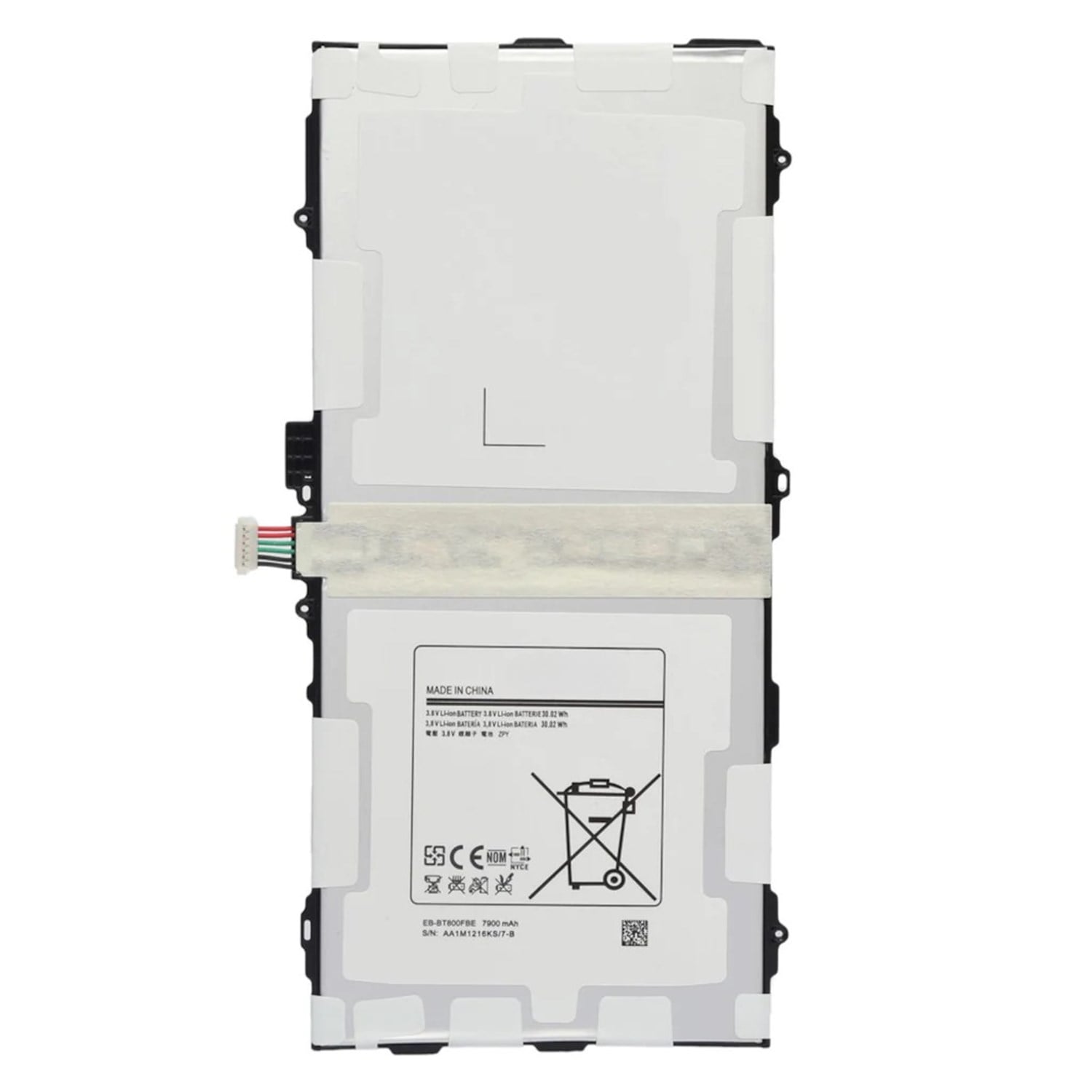 Teknonet Samsung Galaxy T800 Tab S 10.5 Uyumlu Nettech 7812 mAh Batarya NT-96511