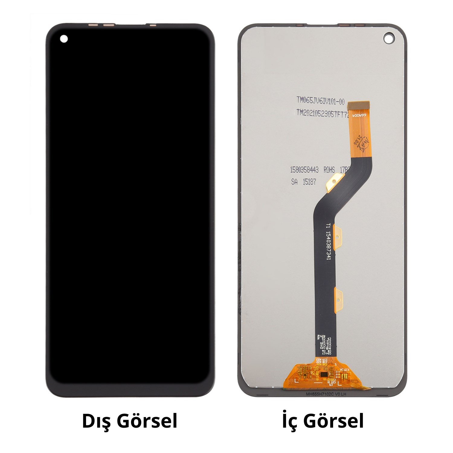 Teknonet Tecno Camon 15 Uyumlu Org Lcd+Dokunmatik NT-108563