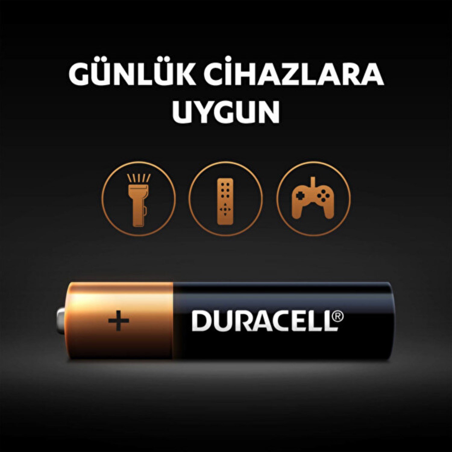 Teknonet Uyumlu Duracell 4lü AAA İnce Kalem Pil Batarya NT-112792