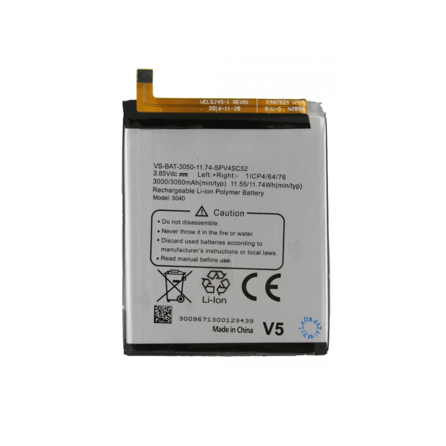 Teknonet Vestel Venüs V5 Uyumlu Nettech NT-2010 3000 MAh Batarya NT-31586