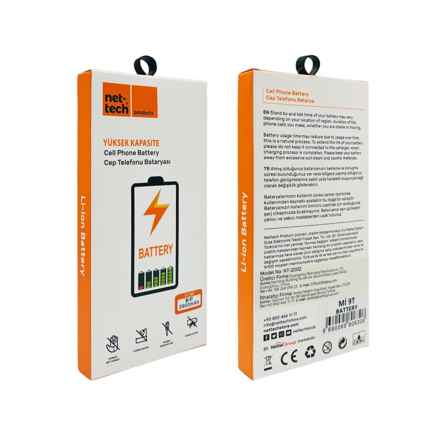 Teknonet Xiaomi Mi 9T Uyumlu Nettech BN62 6000 MAh Batarya NT-100281