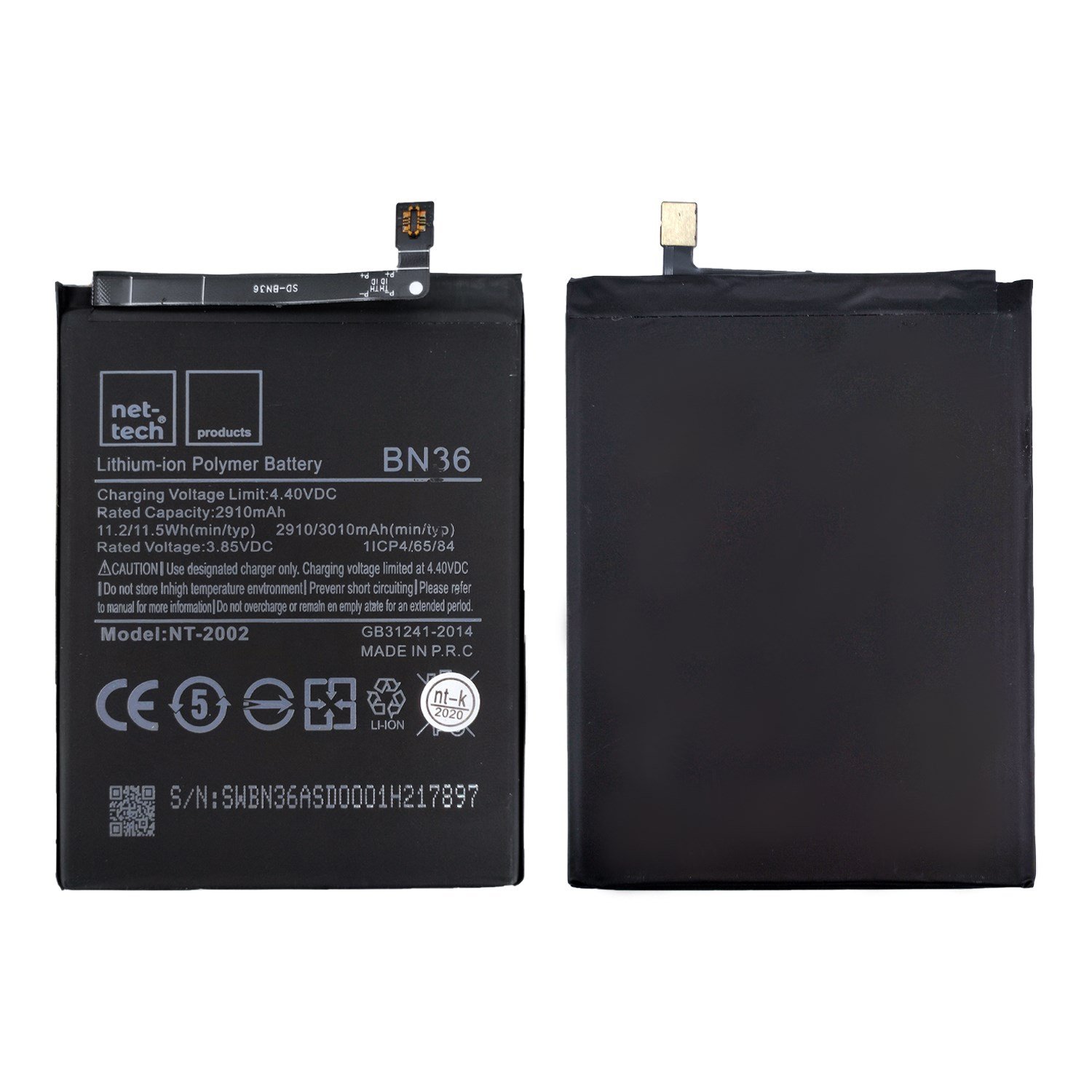Teknonet Xiaomi Mi A2 Uyumlu Nettech BN36 3000 MAh Batarya NT-82566