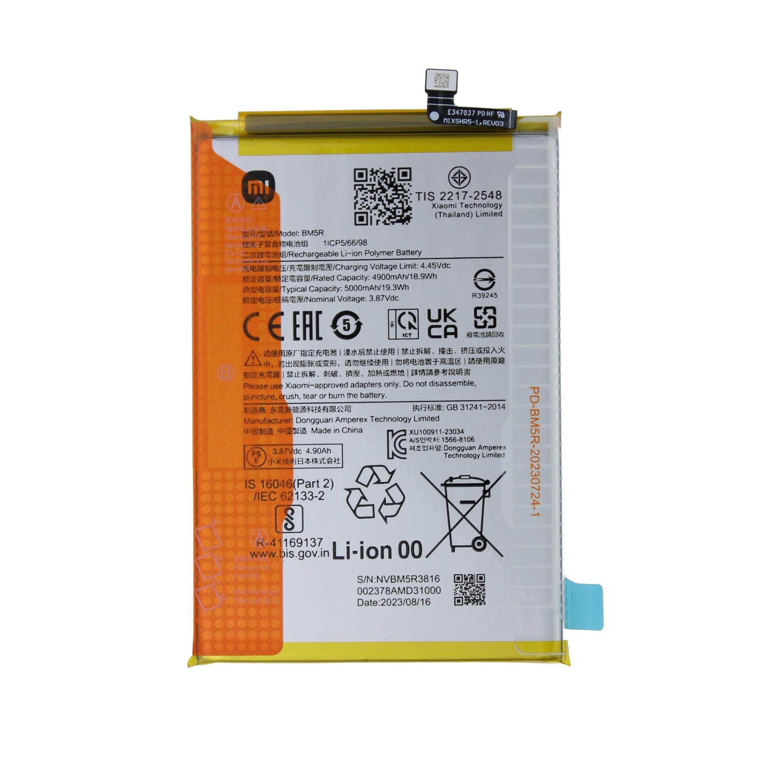Teknonet Xiaomi Redmi 12 Uyumlu Nettech BM5R 5000 MAh Batarya NT-113030