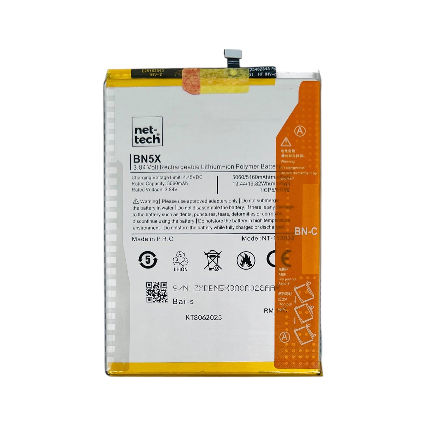 Teknonet Xiaomi Redmi 14C Uyumlu Nettech BN5X 5000 MAh Batarya NT-113032