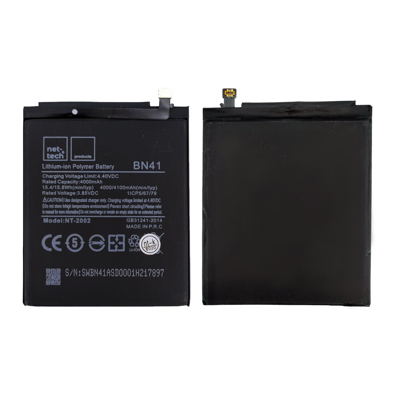 Teknonet Xiaomi Redmi Note 4 Uyumlu Nettech BN41 4000 MAh Batarya NT-82578