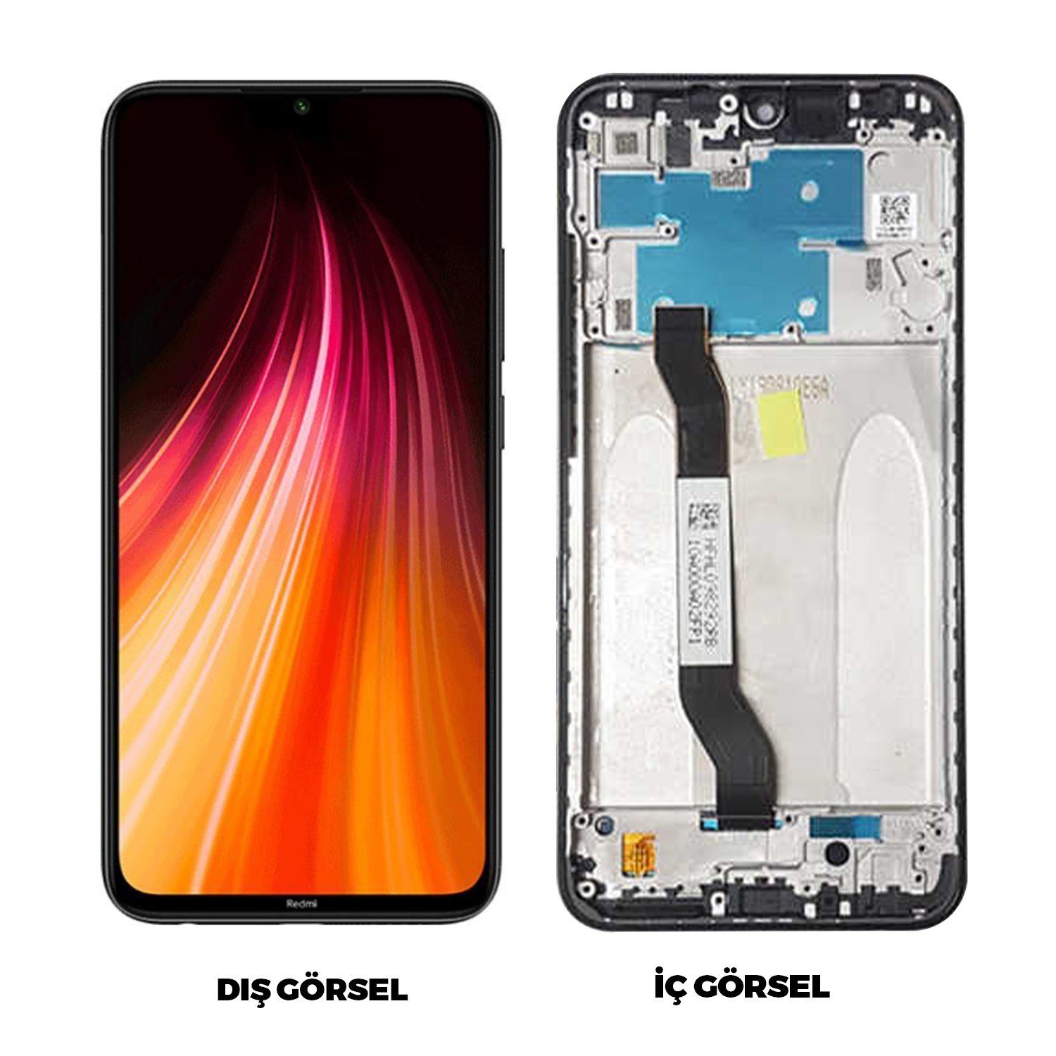 Teknonet Xiaomi Redmi Note 8 Uyumlu Org Lcd+Dokunmatik+Çıtalı NT-82549