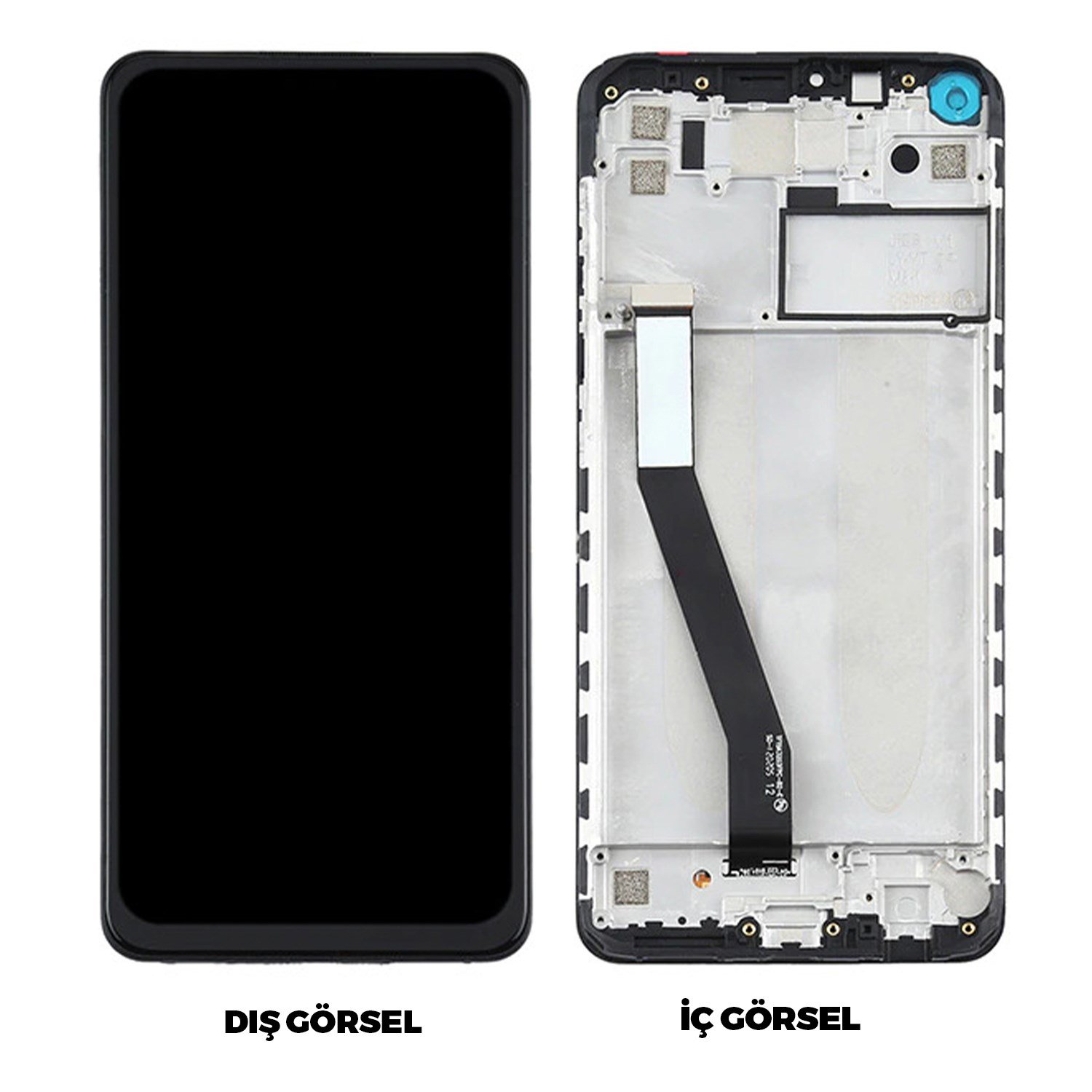 Teknonet Xiaomi Redmi Note 9 Uyumlu Org Lcd+Dokunmatik+Çıtalı NT-92258
