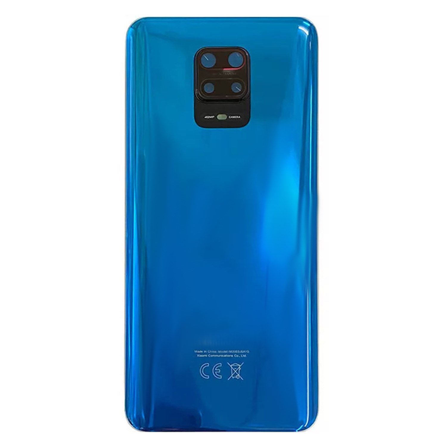 Teknonet Xiaomi Redmi Note 9s Uyumlu Geniş Kamera Camlı Batarya Kapağı NT-82884