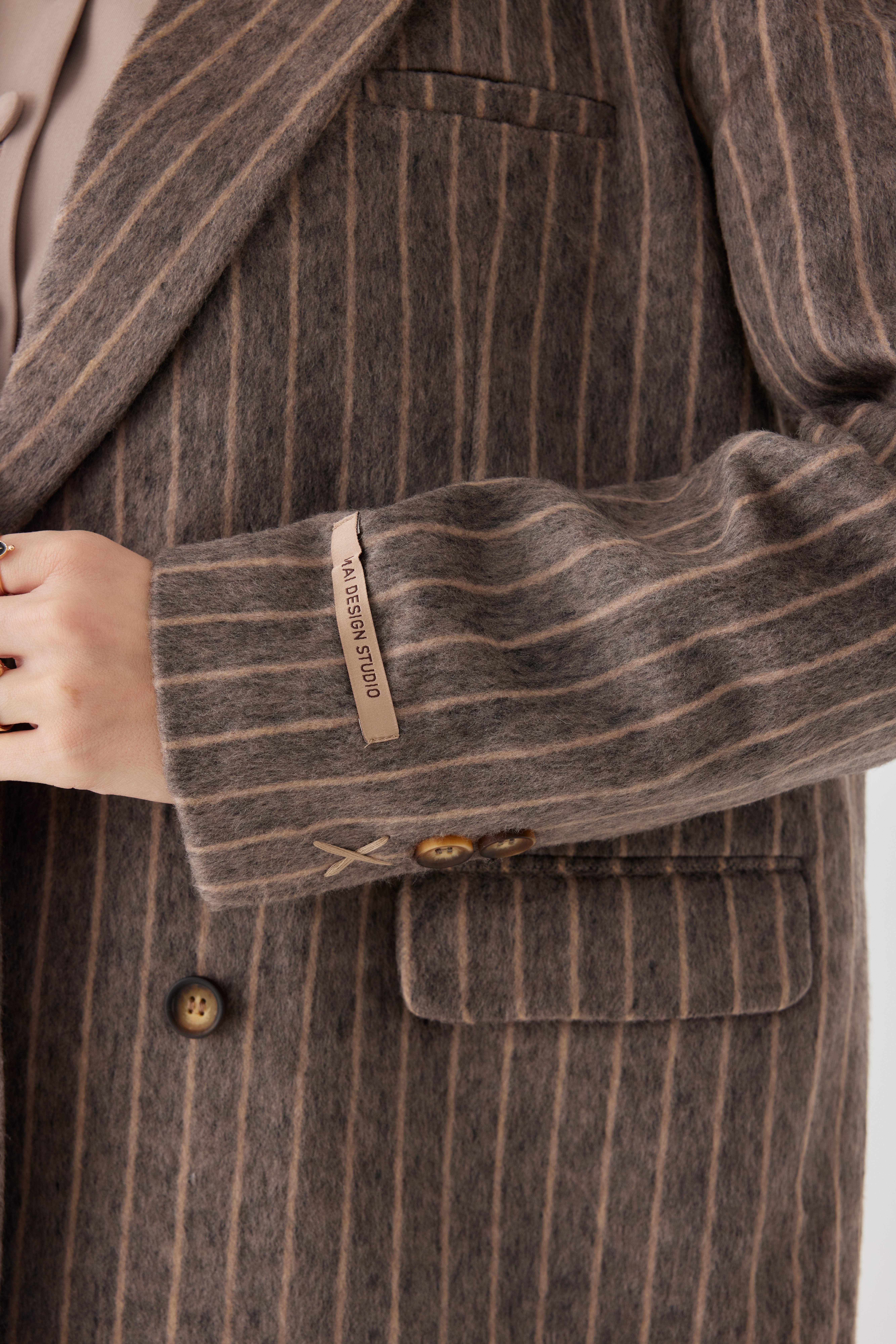 Peters Dikiş Detaylı Cizgili Blazer 