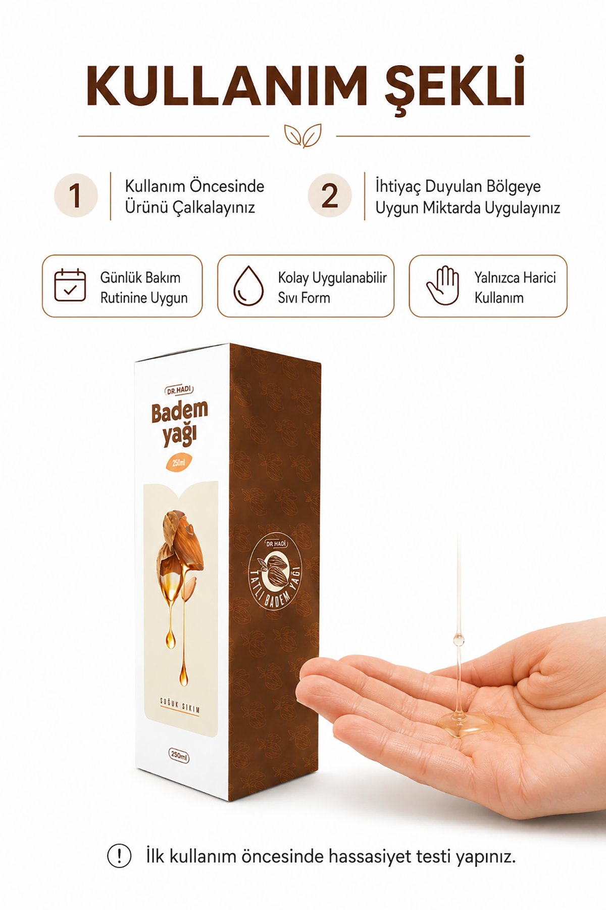 Badem Yağı 250ml.