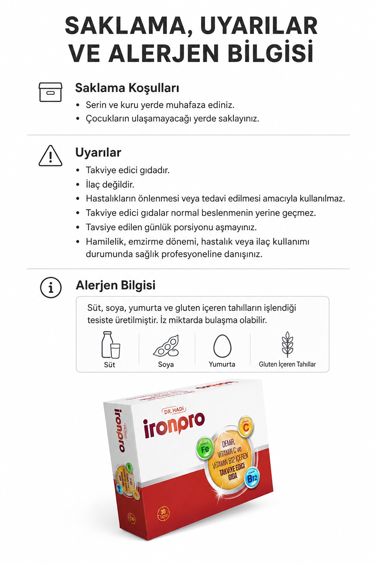 Ironpro 30 Kapsül